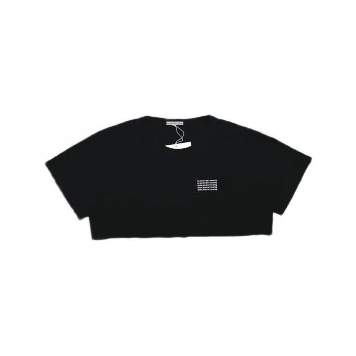 Alexander Wang Alexander Wang SS22 Cropped Graphic T-Shirt - Size XL / US 12-14 / IT 48-50 - 2 Thumbnail