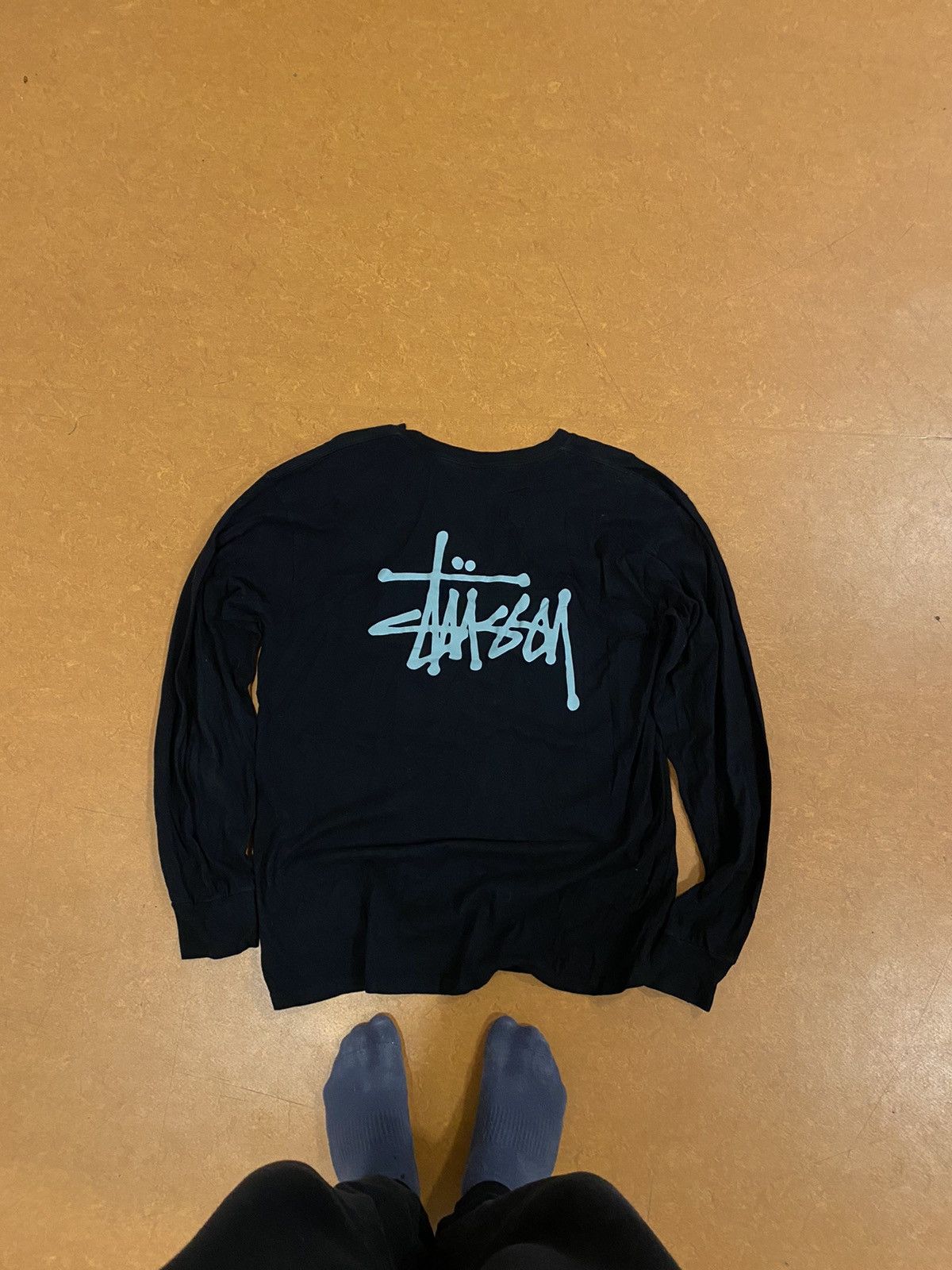 Stussy × Vintage Stussy vintage black longsleeve Size US L / EU 52-54 / 3 - 1 Thumbnail