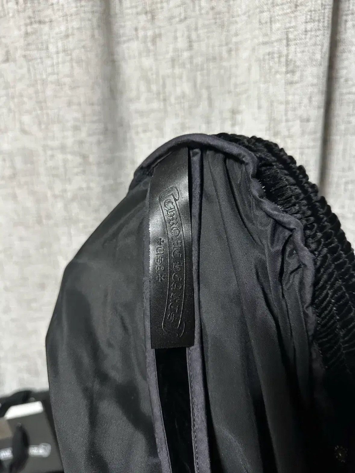 Chrome Hearts Embroidered Logo Leather Patch Velvet Trackpants Size US 36 / EU 52 - 6 Thumbnail