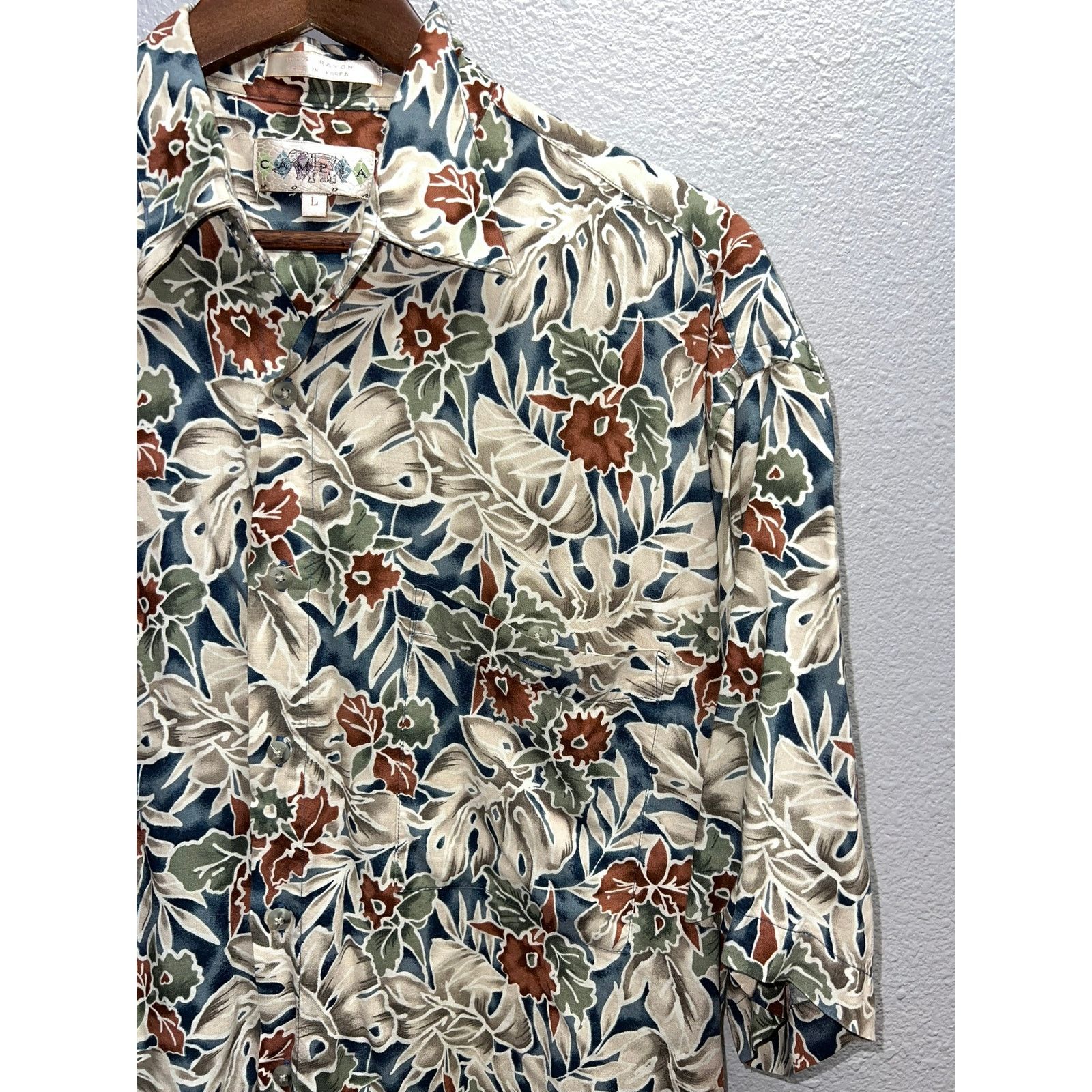Campia Moda Campa Moda Button Down Shirt Mens Large Hawaiian Graphic L Size US L / EU 52-54 / 3 - 2 Thumbnail