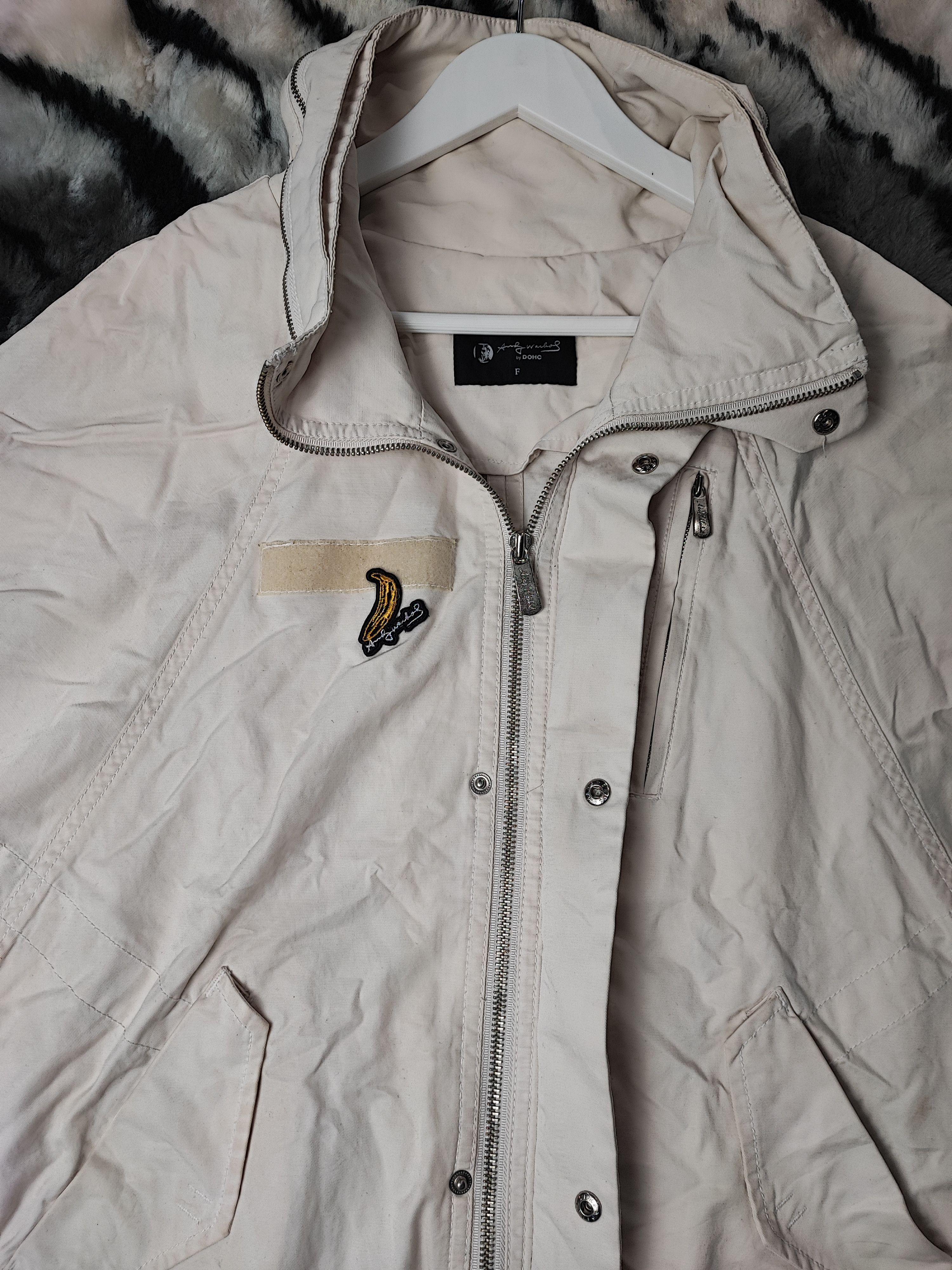 Andy Warhol Andy Warhol Dohc Jacket Freesize Cream Colour Size ONE SIZE - 14 Thumbnail