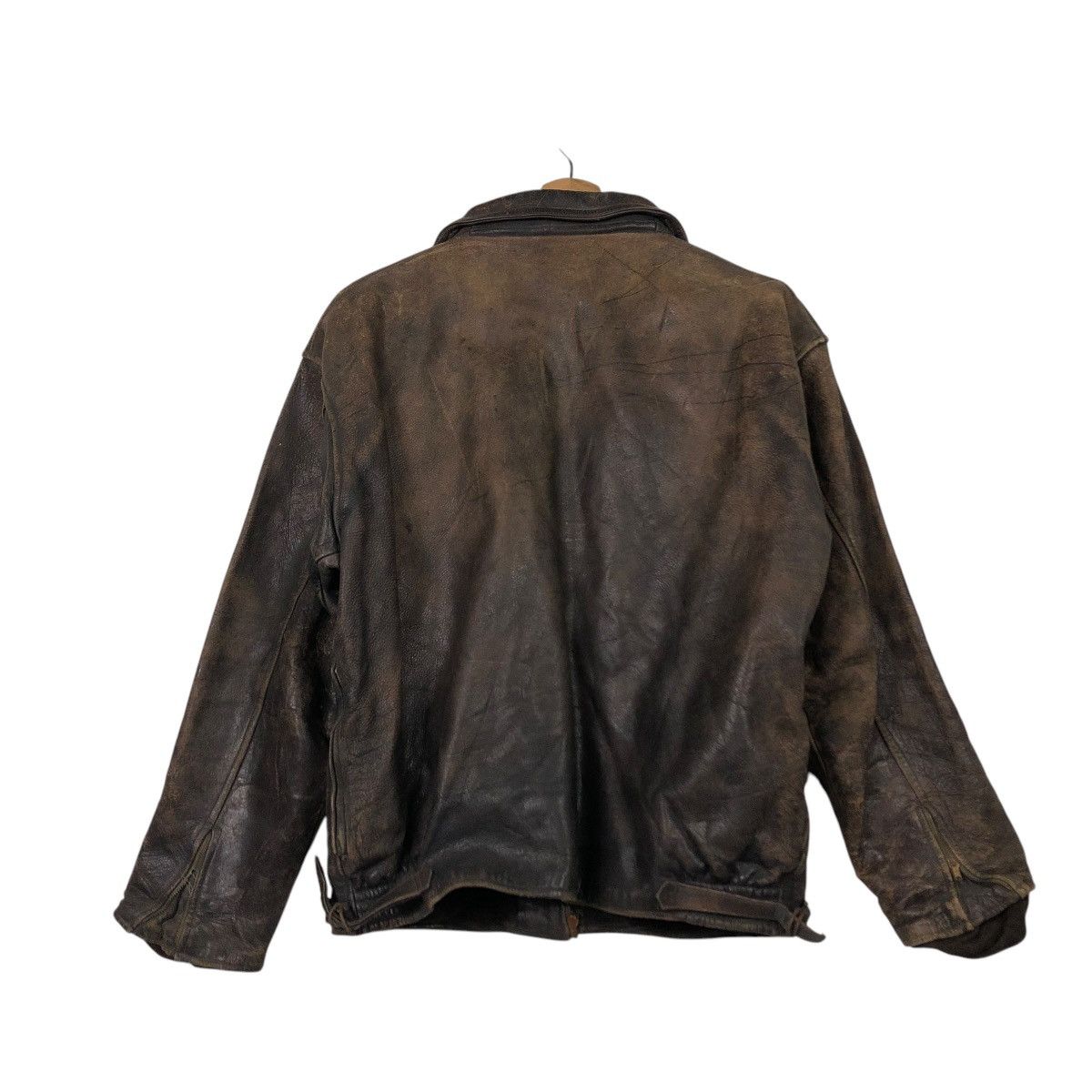 Aero Leathers 🔥TRUE VINTAGE 80’s LEATHER JACKET BLANKET RIDER HORSE Size US M / EU 48-50 / 2 - 10 Thumbnail