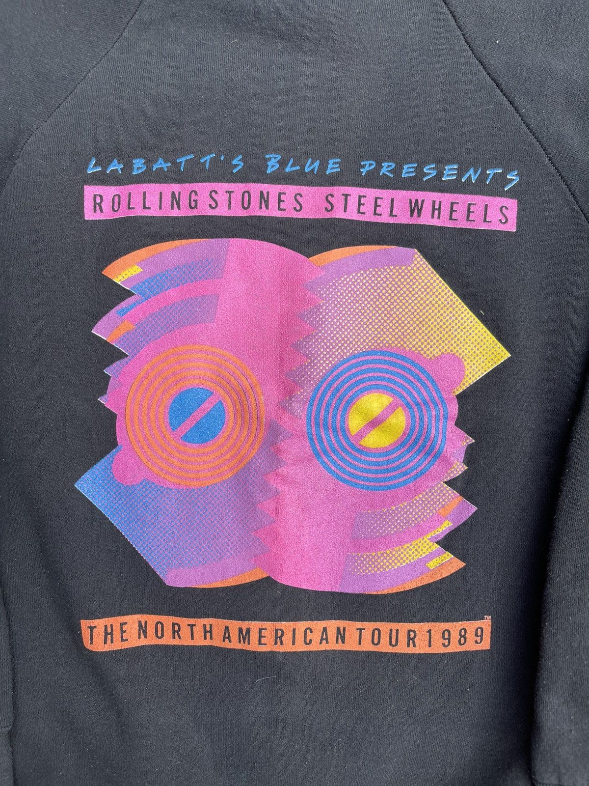 The Rolling Stones × Vintage 80’s The rolling stones 89 north america tour crewneck merch Size US L / EU 52-54 / 3 - 5 Thumbnail