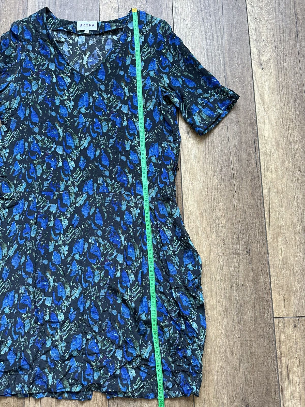 Designer Dress Brora 100% silk 12 UK Size M / US 6-8 / IT 42-44 - 3 Thumbnail
