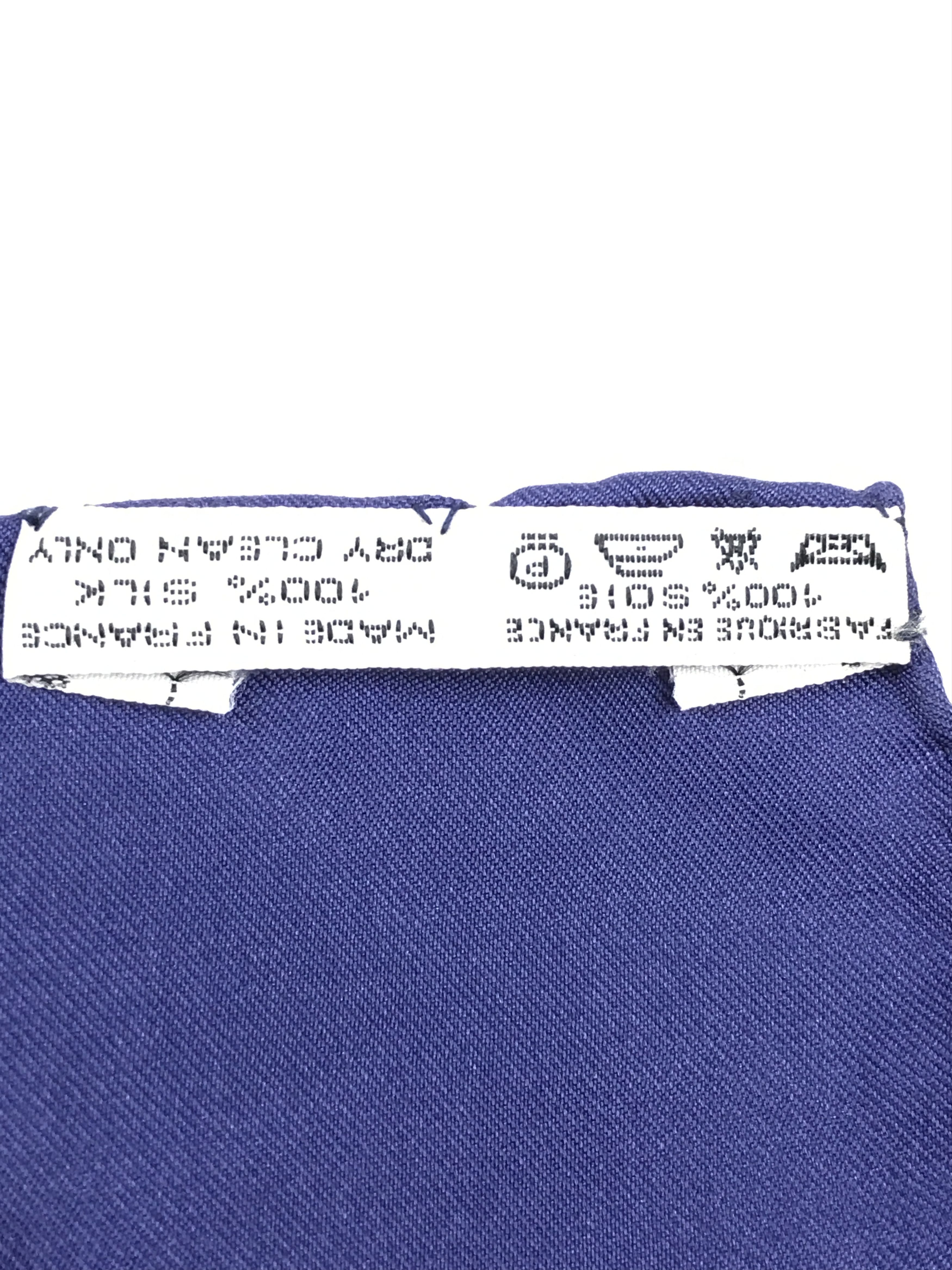 Hermes × Vintage Vintage Hermes Bandana Neckerchief Handkerchief Size ONE SIZE - 6 Thumbnail