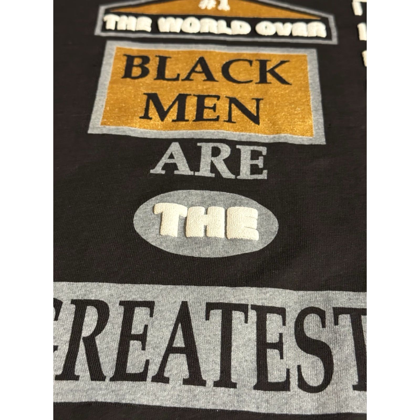 Vintage VINTAGE 90s Black Men Are The Greatest Kumasi Kreations T Shirt XL Rap Tee 1990s Men Shirt Size US XL / EU 56 / 4 - 3 Thumbnail