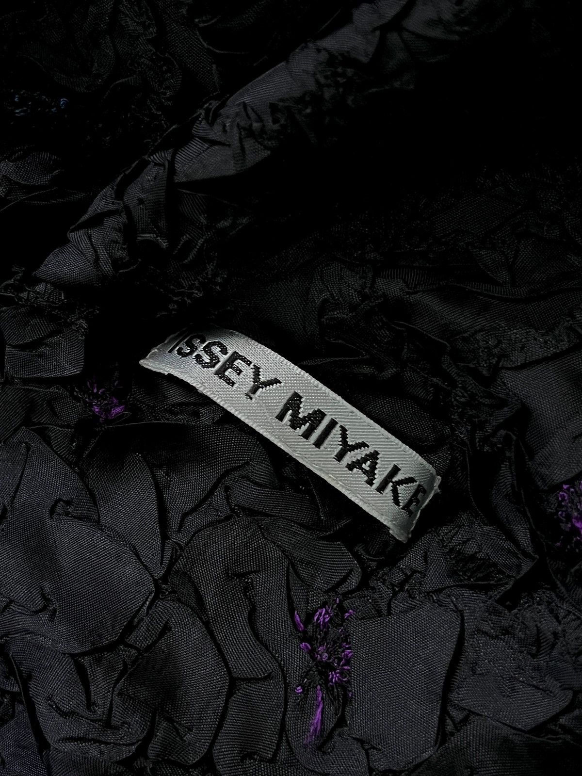 Issey Miyake Crinkled Pleated Cropped Polo Size S / US 4 / IT 40 - 8 Thumbnail