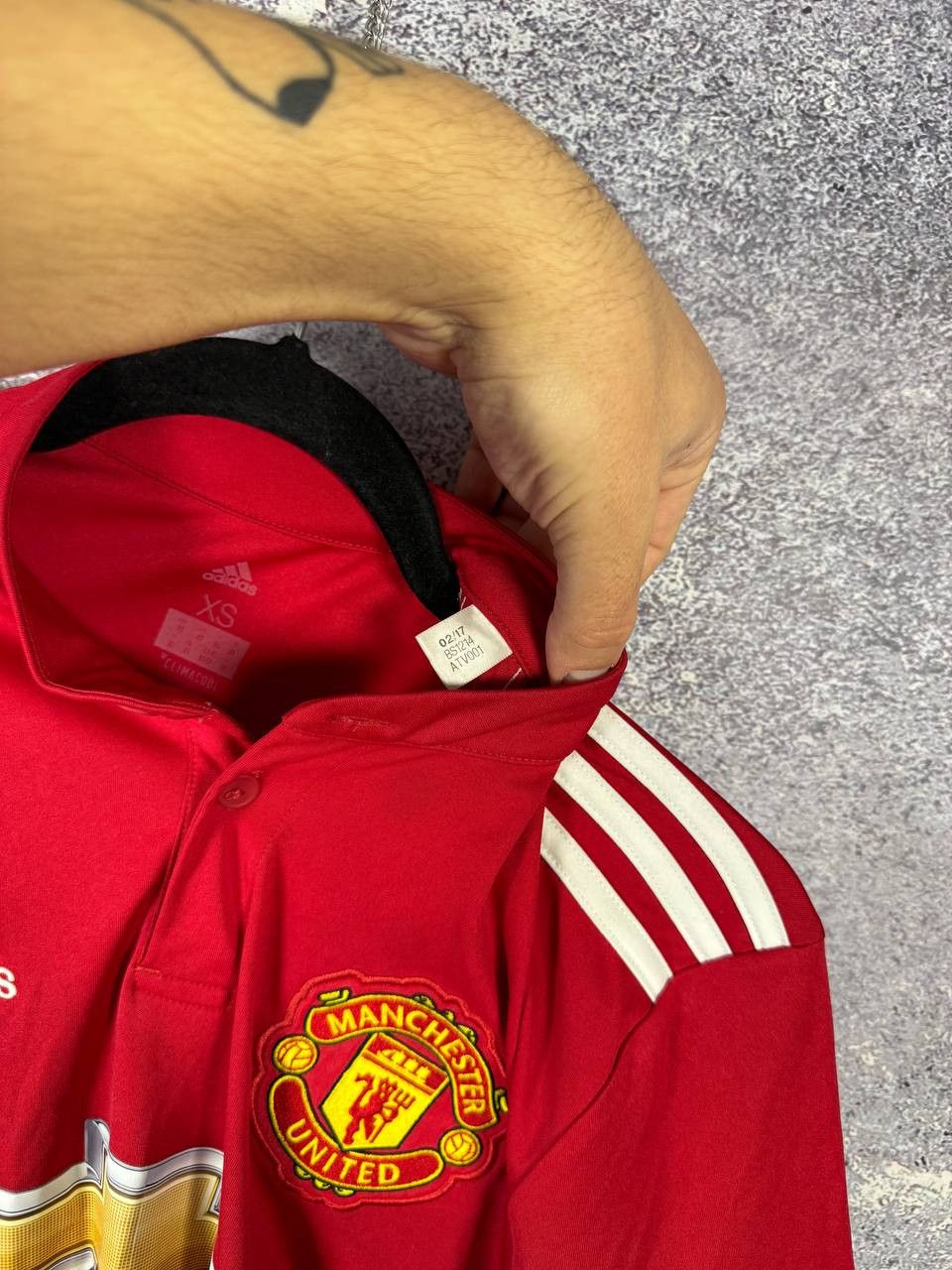 Adidas × Vintage Vintage Manchester United 2017/18 Adidas Soccer Jersey Small Size US S / EU 44-46 / 1 - 13 Thumbnail