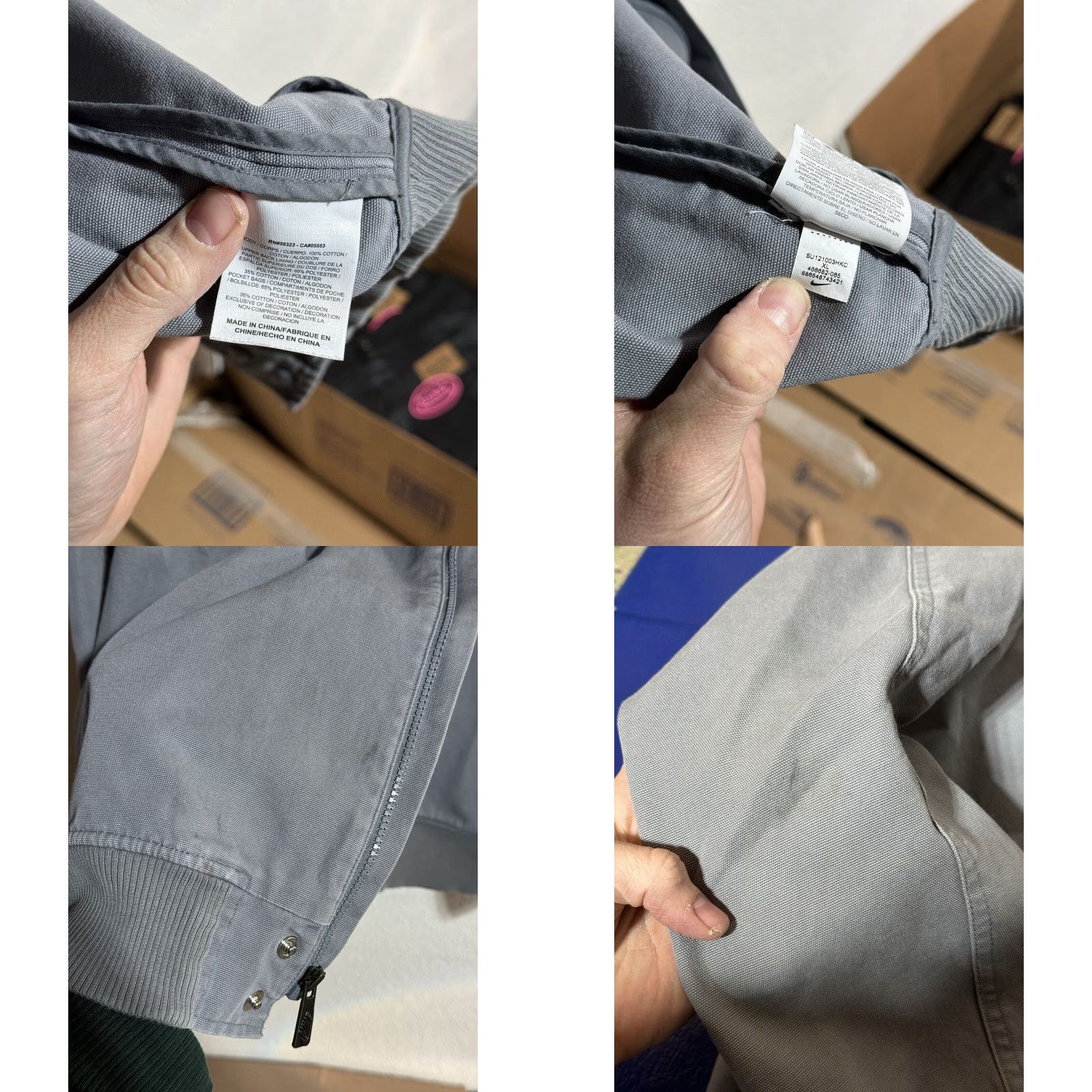 Nike VINTAGE Nike Sportswear Nike NSW Bomber Jacket Gray 100% Cotton XL Men Regular Full Zip Pockets Retro Sports Size US XL / EU 56 / 4 - 9 Thumbnail