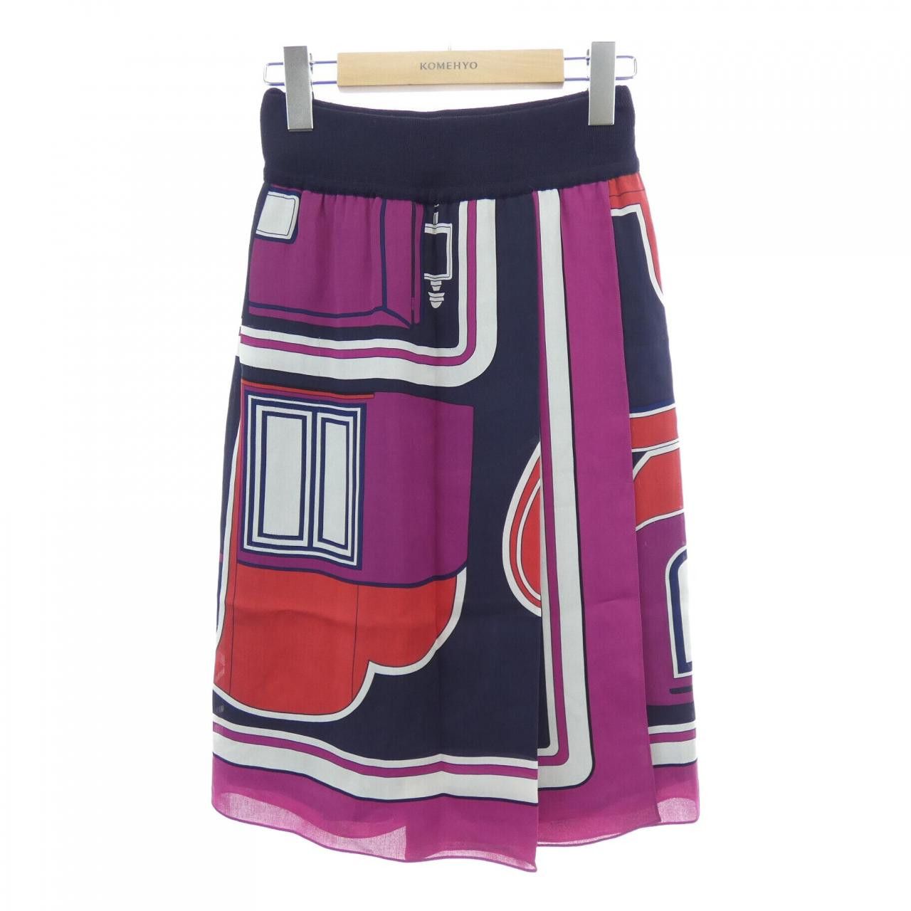 Hermes Hermes Hermes Silk Skirt 34 Textile Skirts DUTY FREE for USA Size ONE SIZE - 1 Thumbnail