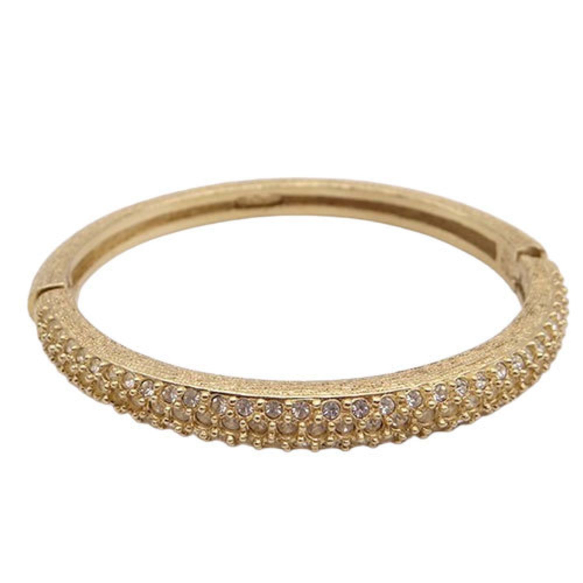 image of Christian Dior Dior Bangle Women's Brand Rhinestone Gold Bangles Bracelet
