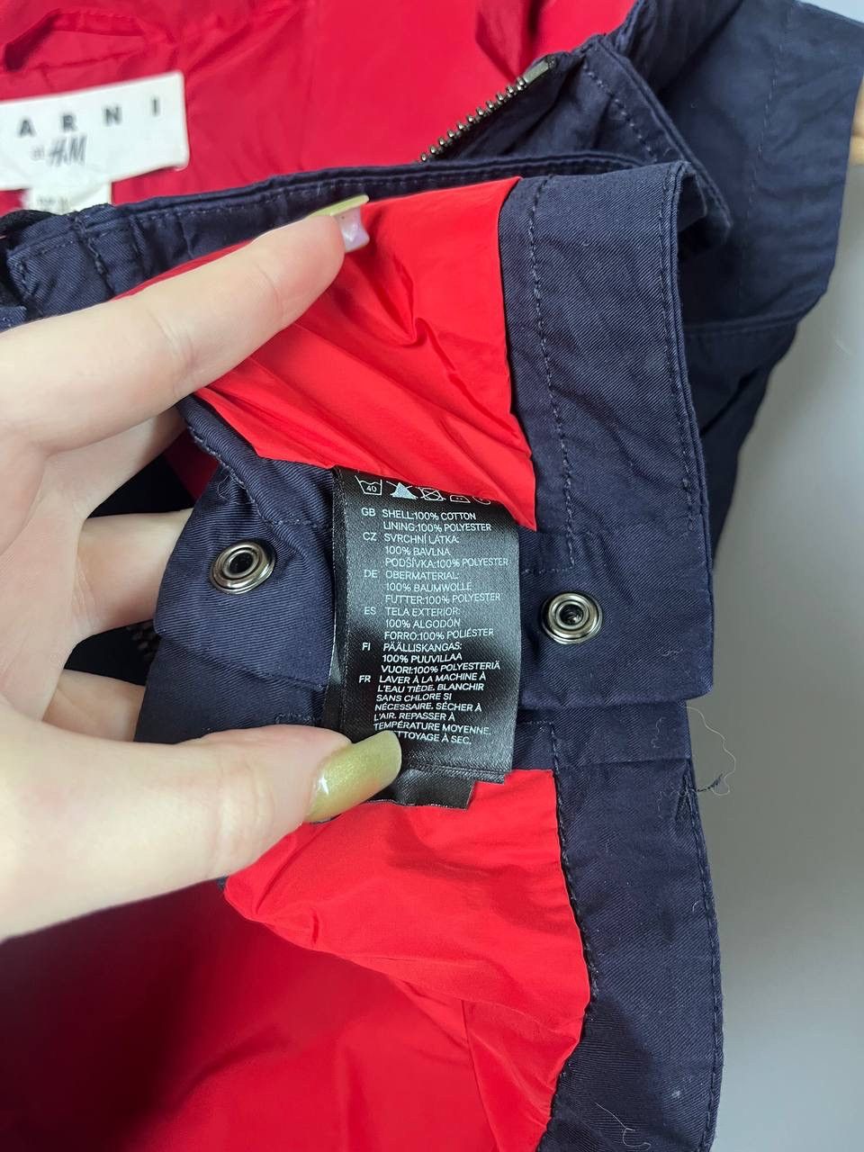Marni Marni for H&M Navy Technical Hooded vest Size US M / EU 48-50 / 2 - 4 Thumbnail