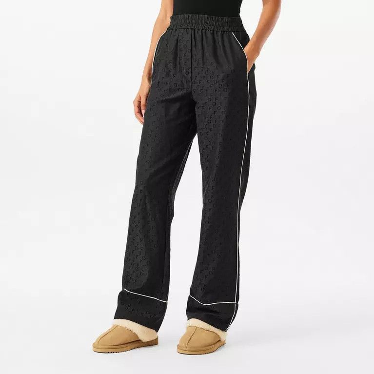 Off-White o1y1225 Sweatpant in Black/White Size 26" / US 2 / IT 38 - 3 Thumbnail