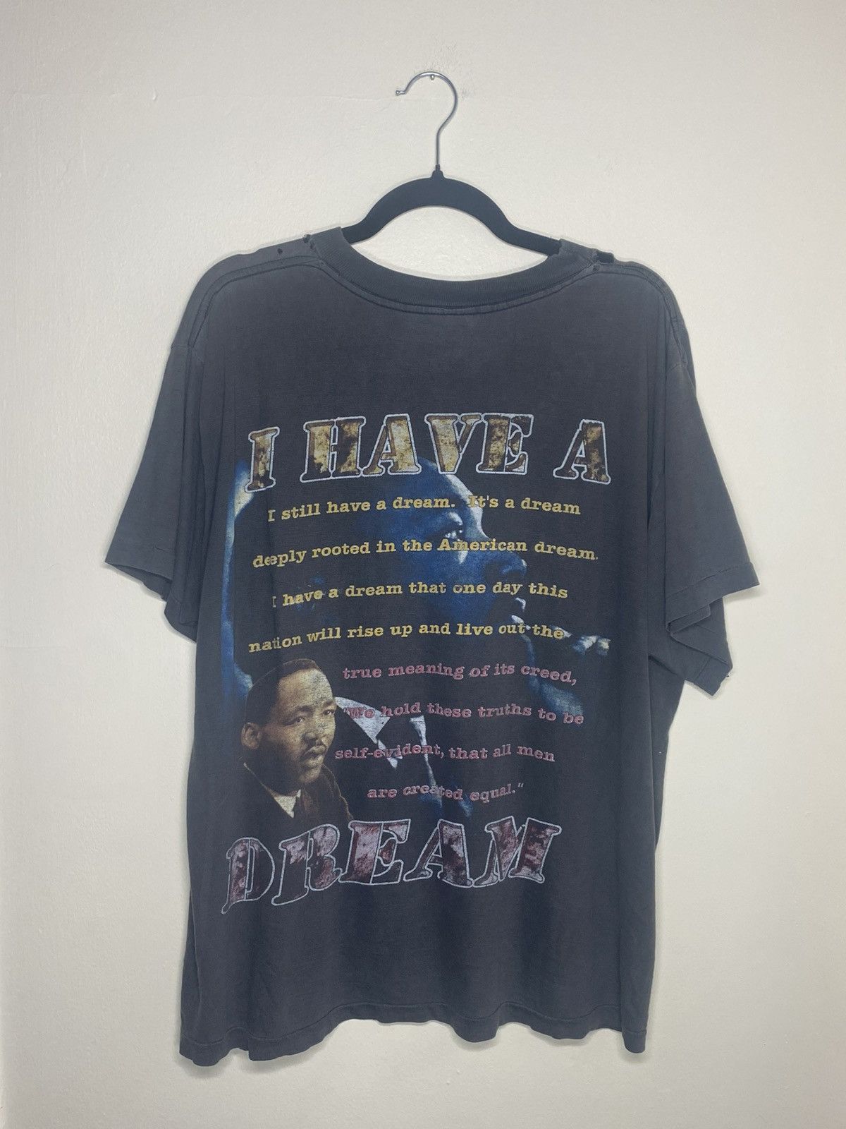 Rap Tees Vintage 1990’s Martin Luther King Jr. Rap Tee All over Print Size US XL / EU 56 / 4 - 2 Thumbnail