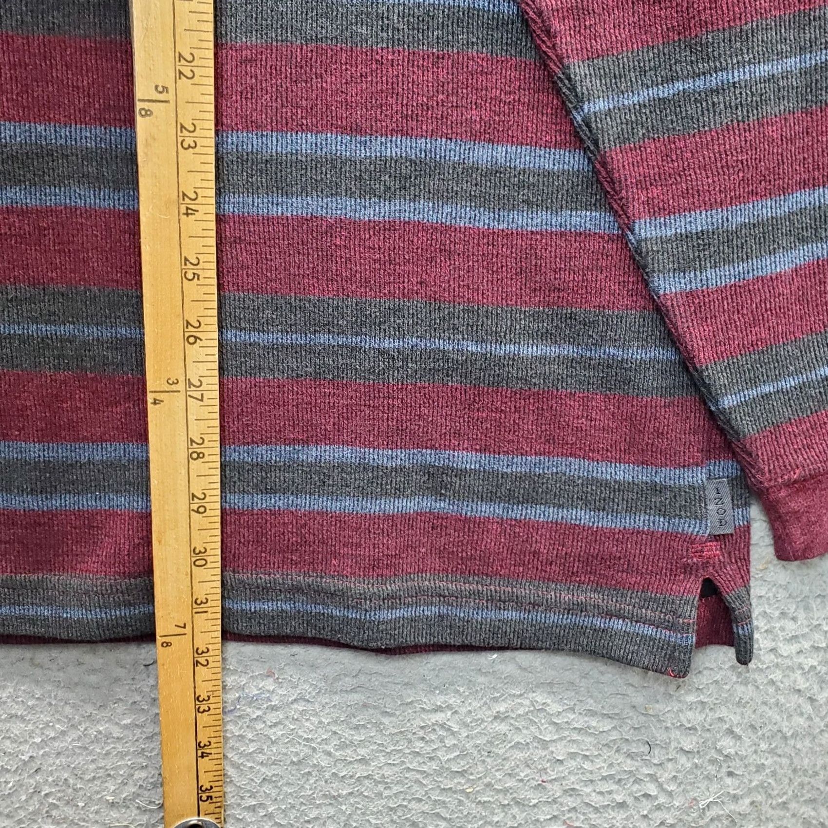 Izod IZOD Polo Shirt Mens XXL Multicolor Striped Knit Long Sleeve Slit Popover EUC Size US XXL / EU 58 / 5 - 4 Thumbnail