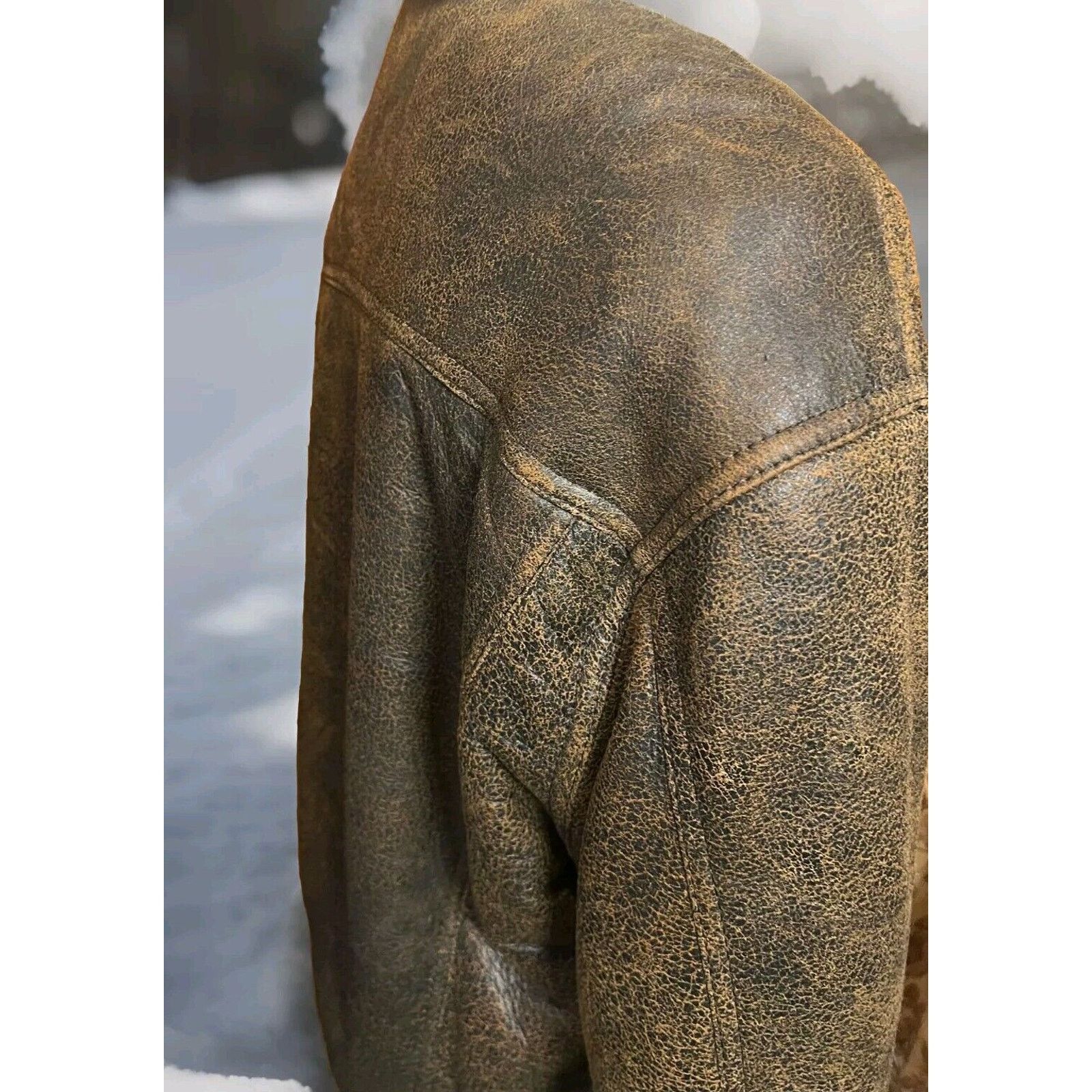 Other MARCO GIANNOTTI Brown Shearling coat Size 44R Size US L / EU 52-54 / 3 - 7 Thumbnail