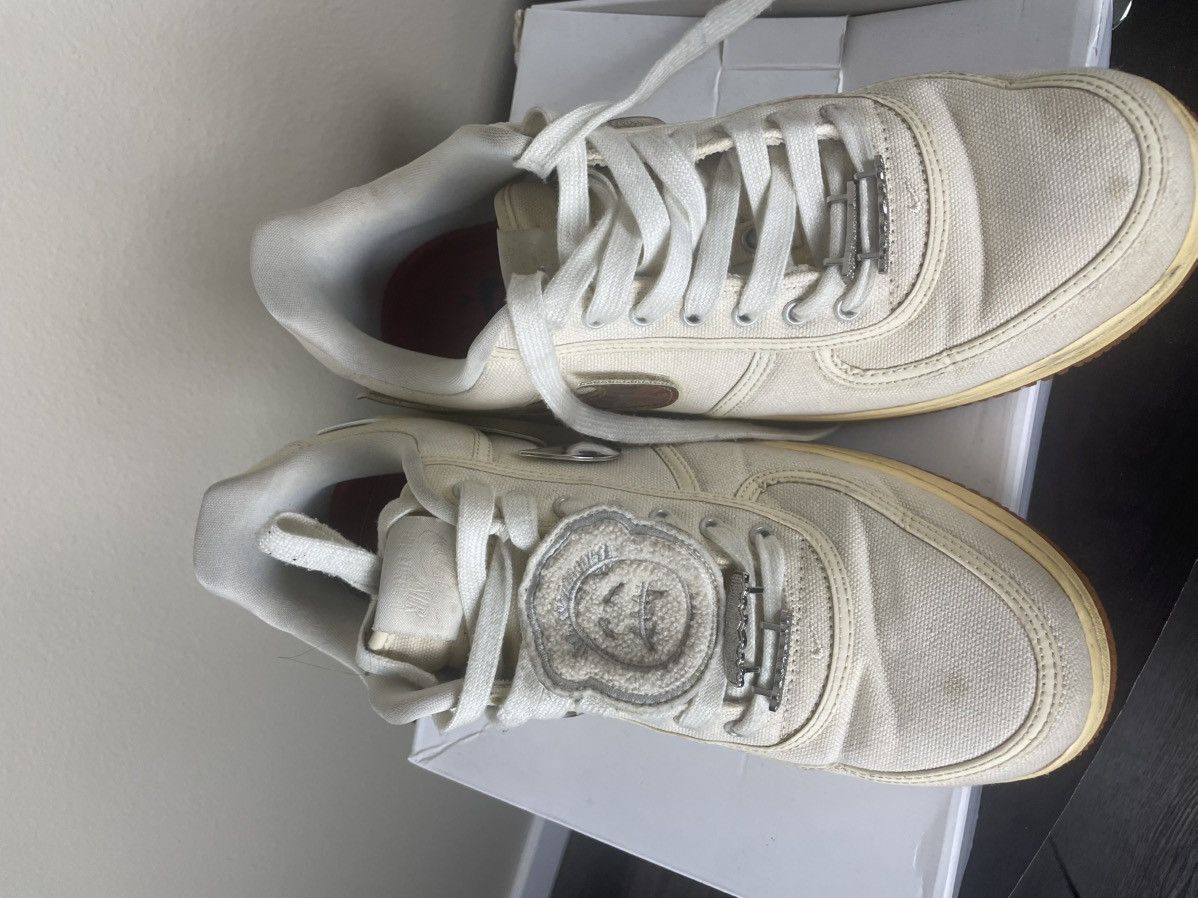 Nike × Travis Scott Travis Scott Air Force One Sail Size 12 Size US 12 / EU 45 - 2 Thumbnail