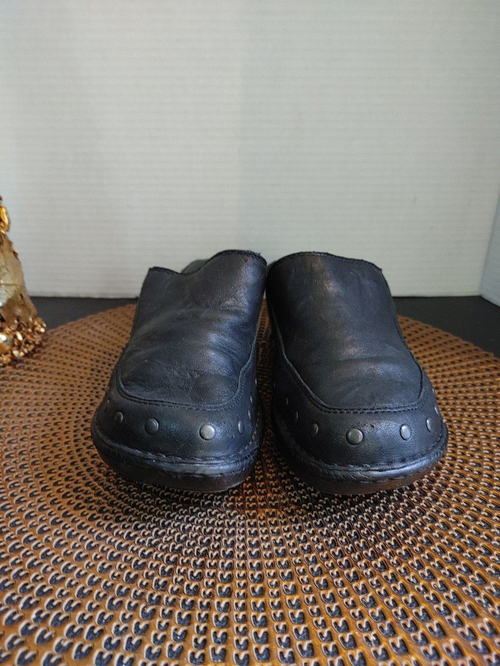 Born Born Marley Studded Leather Mules Size 8 Size US 8.5 / IT 38.5 - 2 Thumbnail