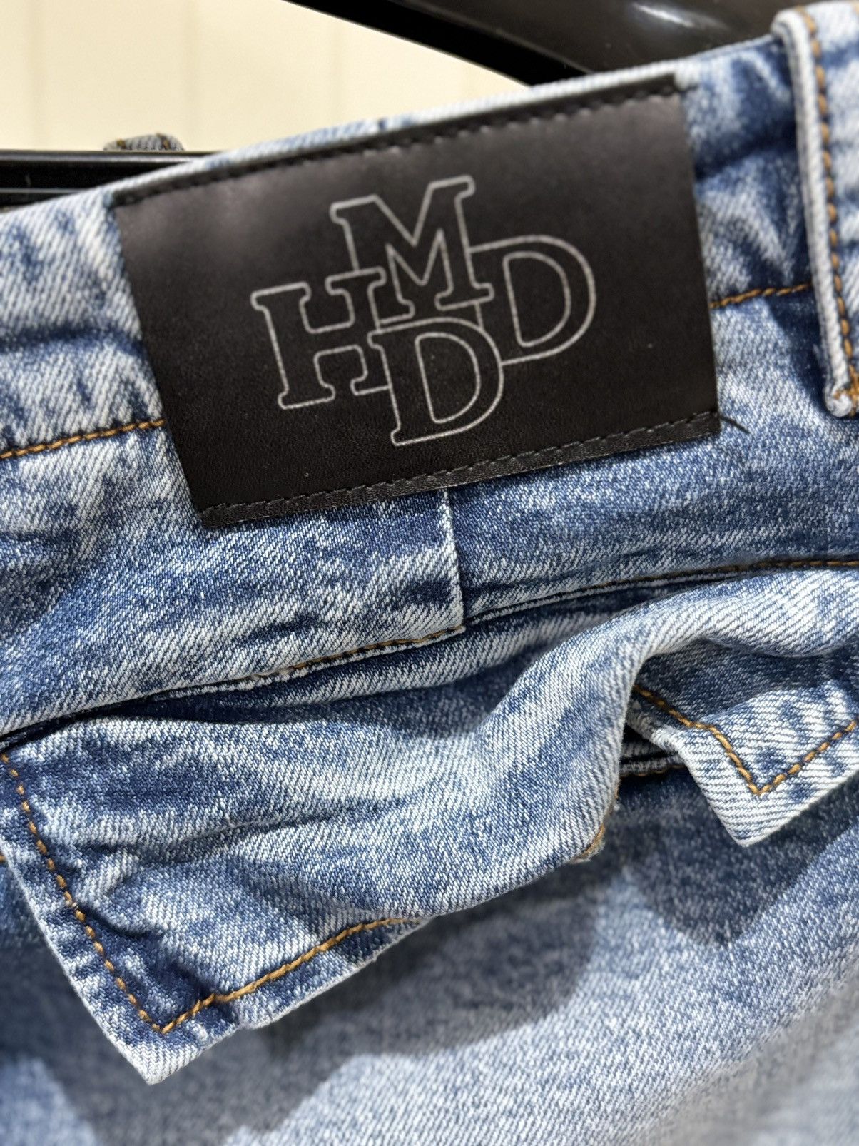 HMDD HAPPY MEMORIES DON'T DIE HMDD 'Blue Denim' BAGGY JEANS Size US 36 / EU 52 - 3 Thumbnail