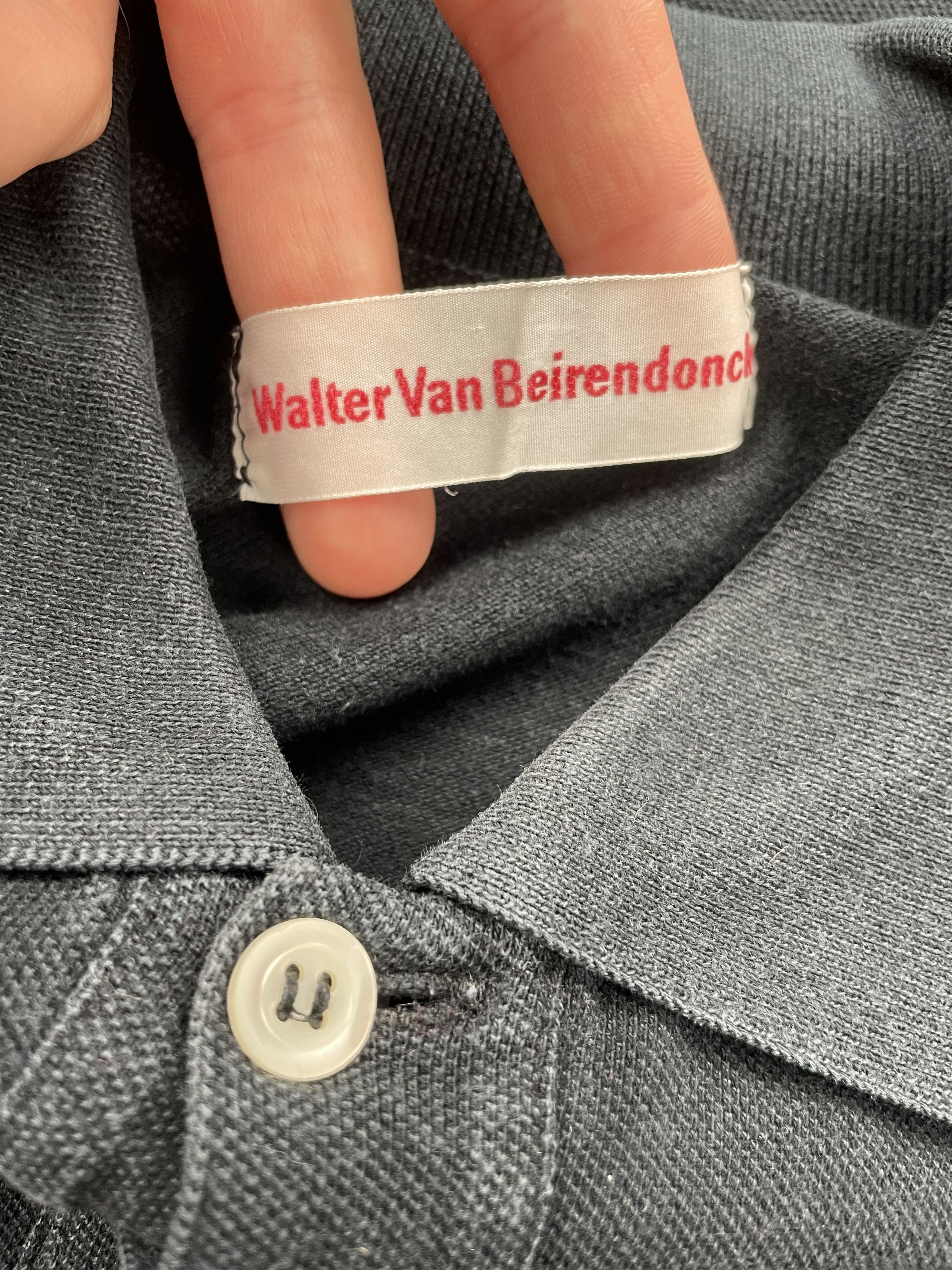 Walter Van Beirendonck Walter Van Beirendonck embroidered long-sleeve polo Size US XXL / EU 58 / 5 - 6 Thumbnail