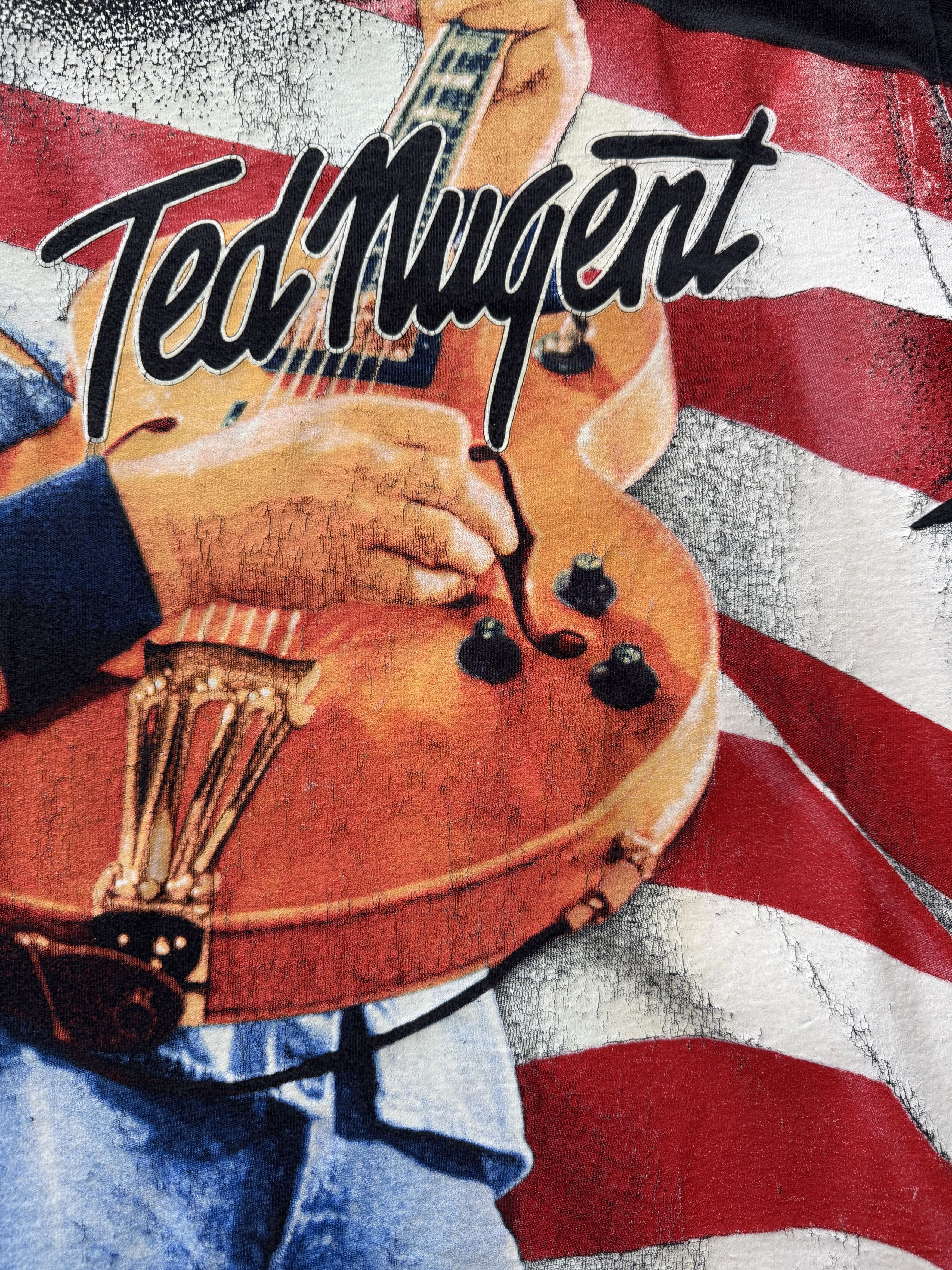 All Sport Vintage 90s Ted Nugent American Flag AOP Size US L / EU 52-54 / 3 - 10 Thumbnail