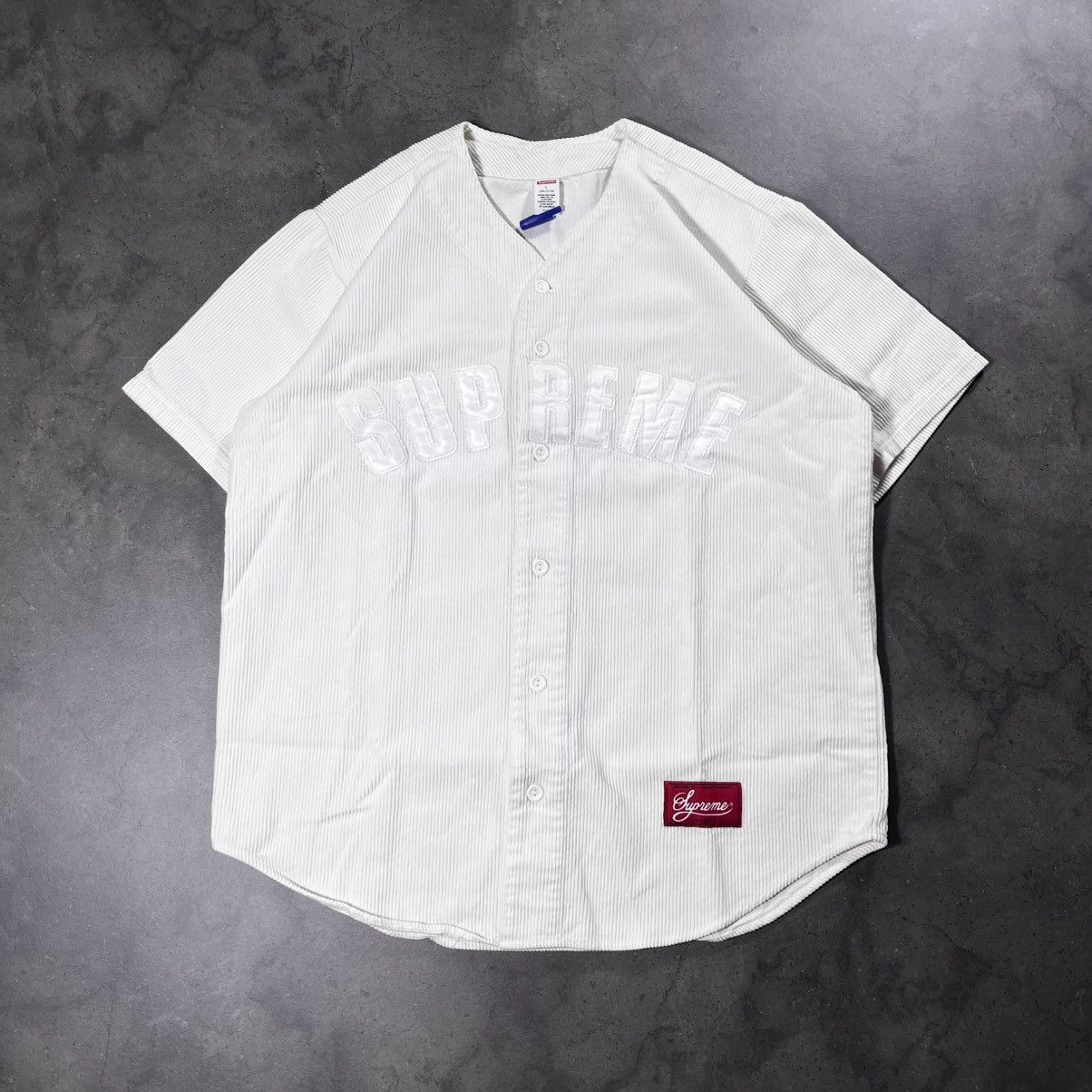 Supreme Supreme SS18 Corduroy Baseball Jersey Tee Tshirt Never Worn Size US XL / EU 56 / 4 - 8 Thumbnail