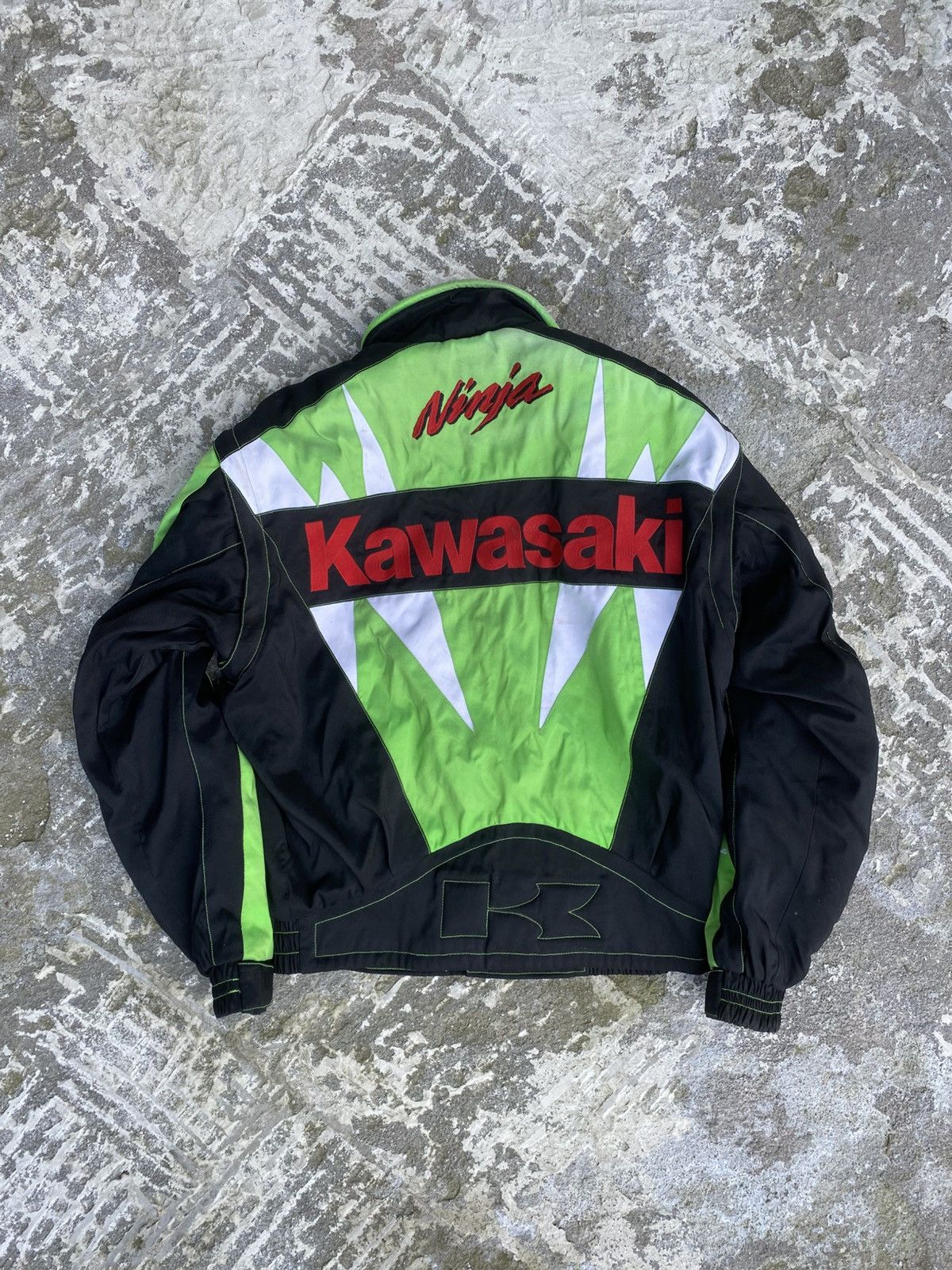 ICON Motorsports KAWASAKI NINJA MOTORCYCLE BIKER JACKET JAPAN Size US L / EU 52-54 / 3 - 3 Thumbnail