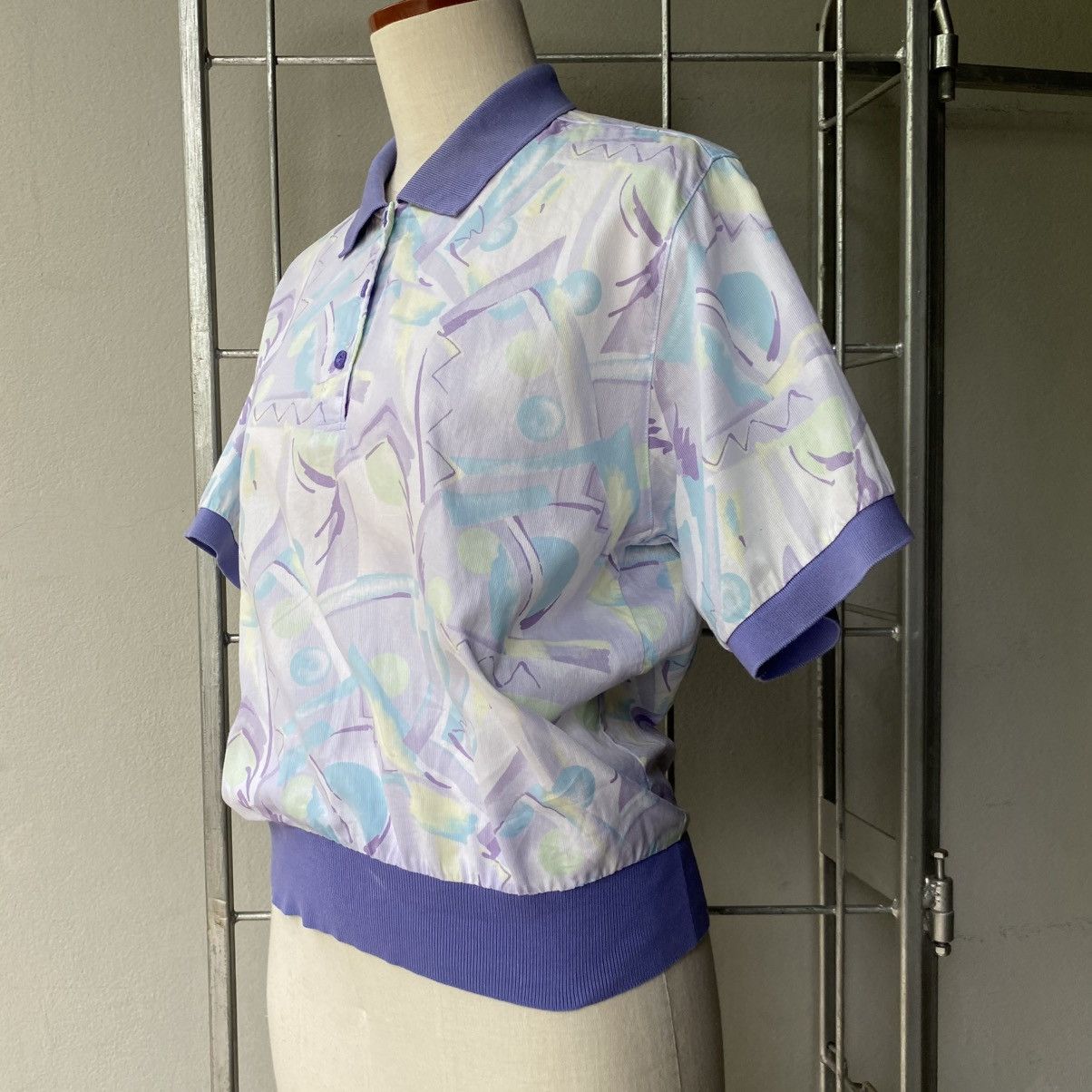 Balenciaga Balenciaga Vintage Pastel Polo Shirt Size M / US 6-8 / IT 42-44 - 3 Thumbnail