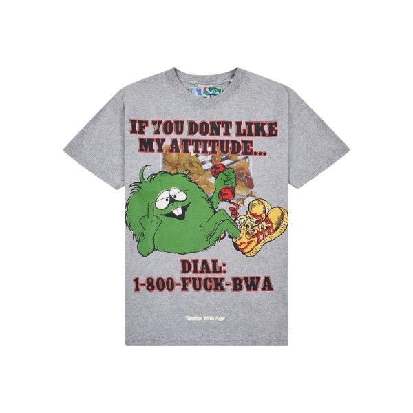 Better With Age Better With Age 'D*ckhead' Grey Tee Size US XXL / EU 58 / 5 - 1 Preview