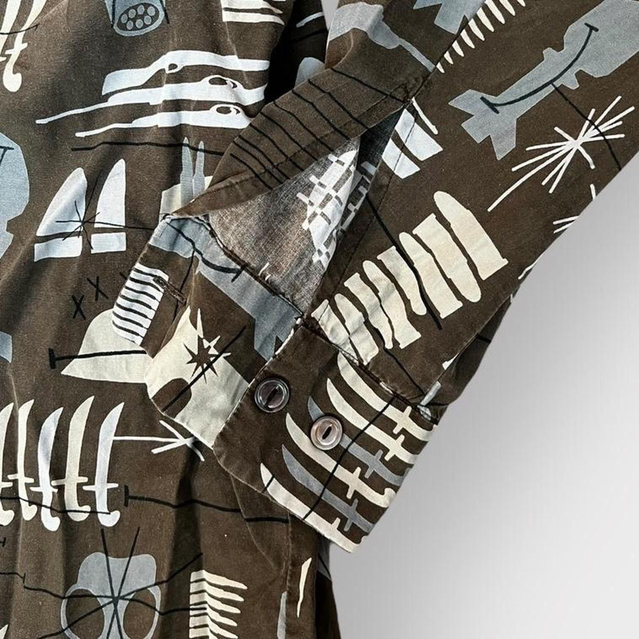 ARCHIVE UNDERCOVER SS98 WAR PRINT SHIRT