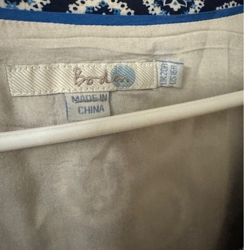Boden BODEN SANTA FE Blue & White Jumpsuit 16R Size 38" / US 16 / IT 52 - 7 Thumbnail