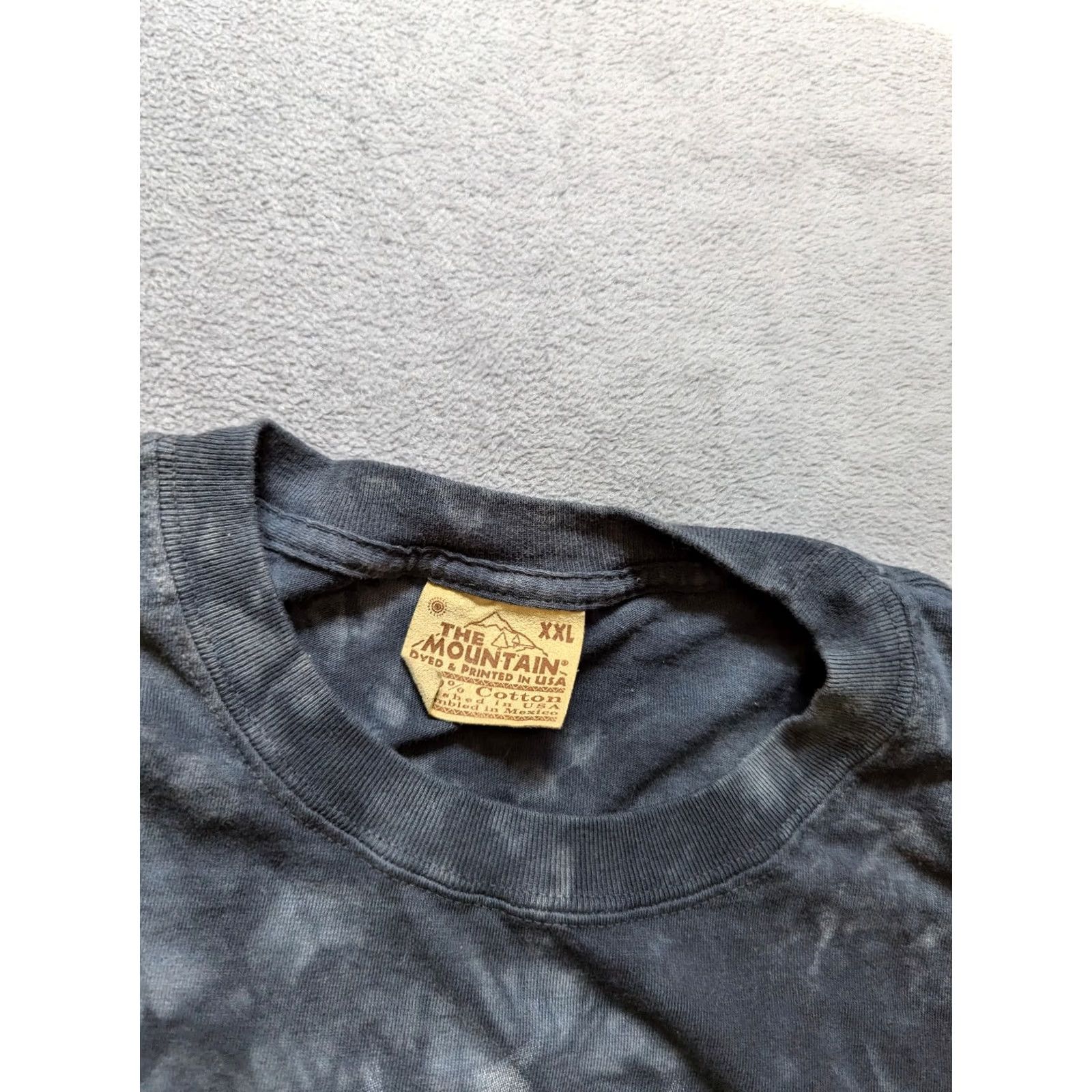 The Mountain The Mountain Wolf Tie Dye Shirt Mens XXL Gray Size US XXL / EU 58 / 5 - 4 Thumbnail