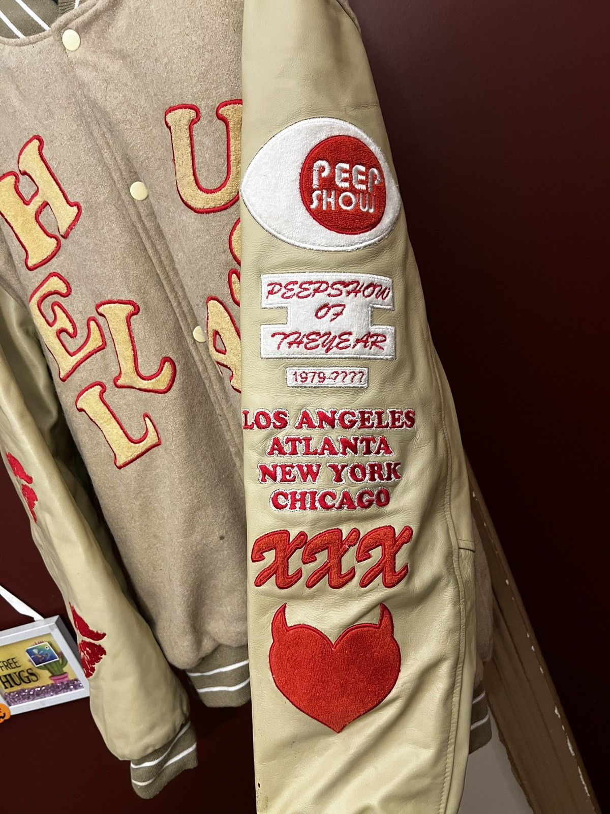 Designer Hell USA Strip Club Varsity Jacket Size US L / EU 52-54 / 3 - 3 Thumbnail