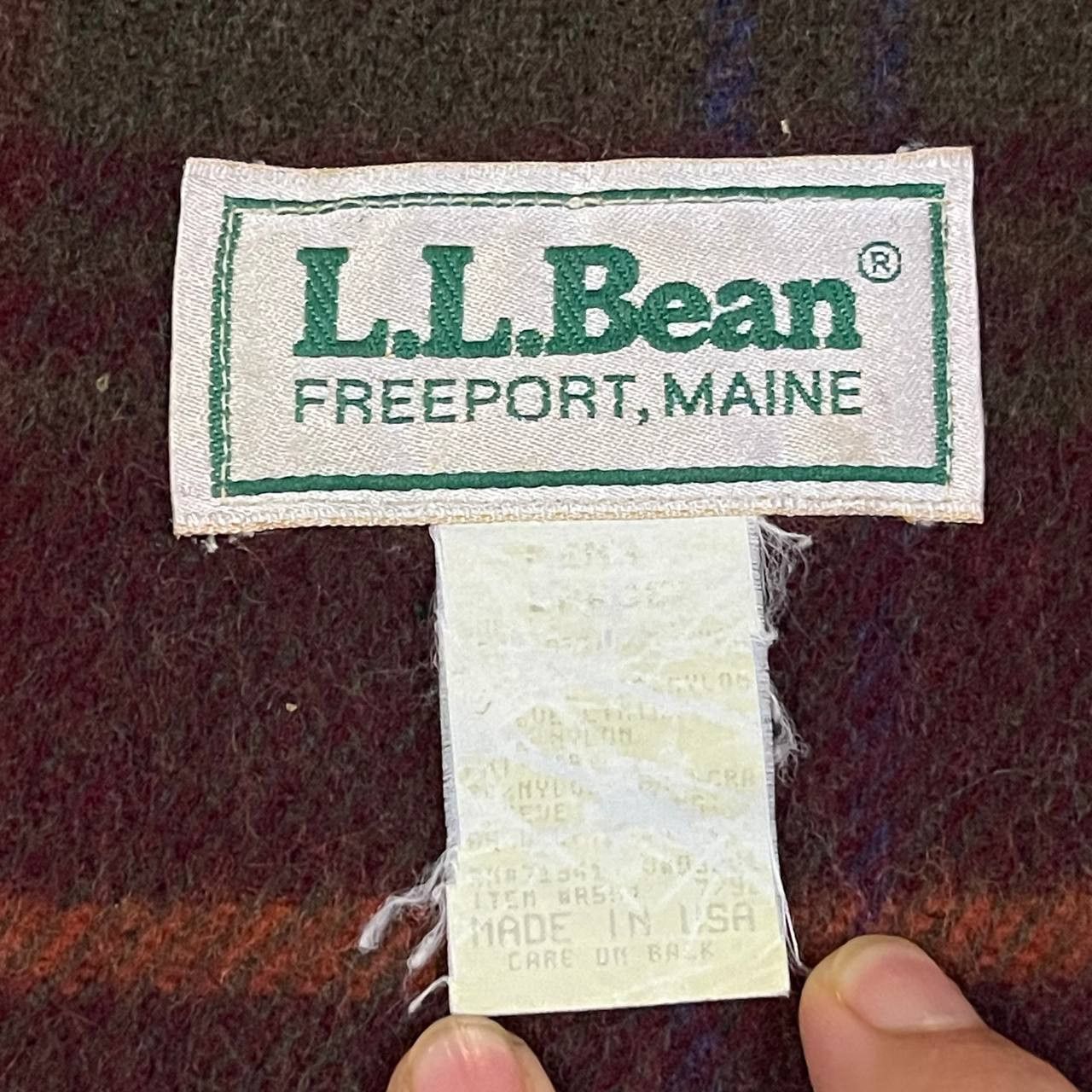 L.L. Bean Vintage 80's L.L. Bean Bomber Jacket Blanket Lined Size US L / EU 52-54 / 3 - 11 Thumbnail