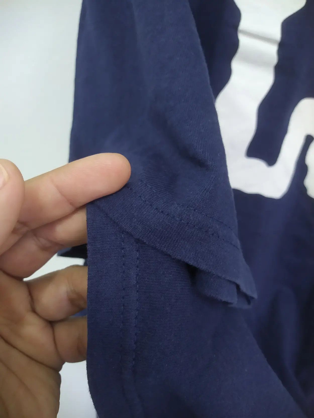 Lee Vintage 90s Lee Big Logo Navy Blue Spell Out Size US XL / EU 56 / 4 - 3 Thumbnail