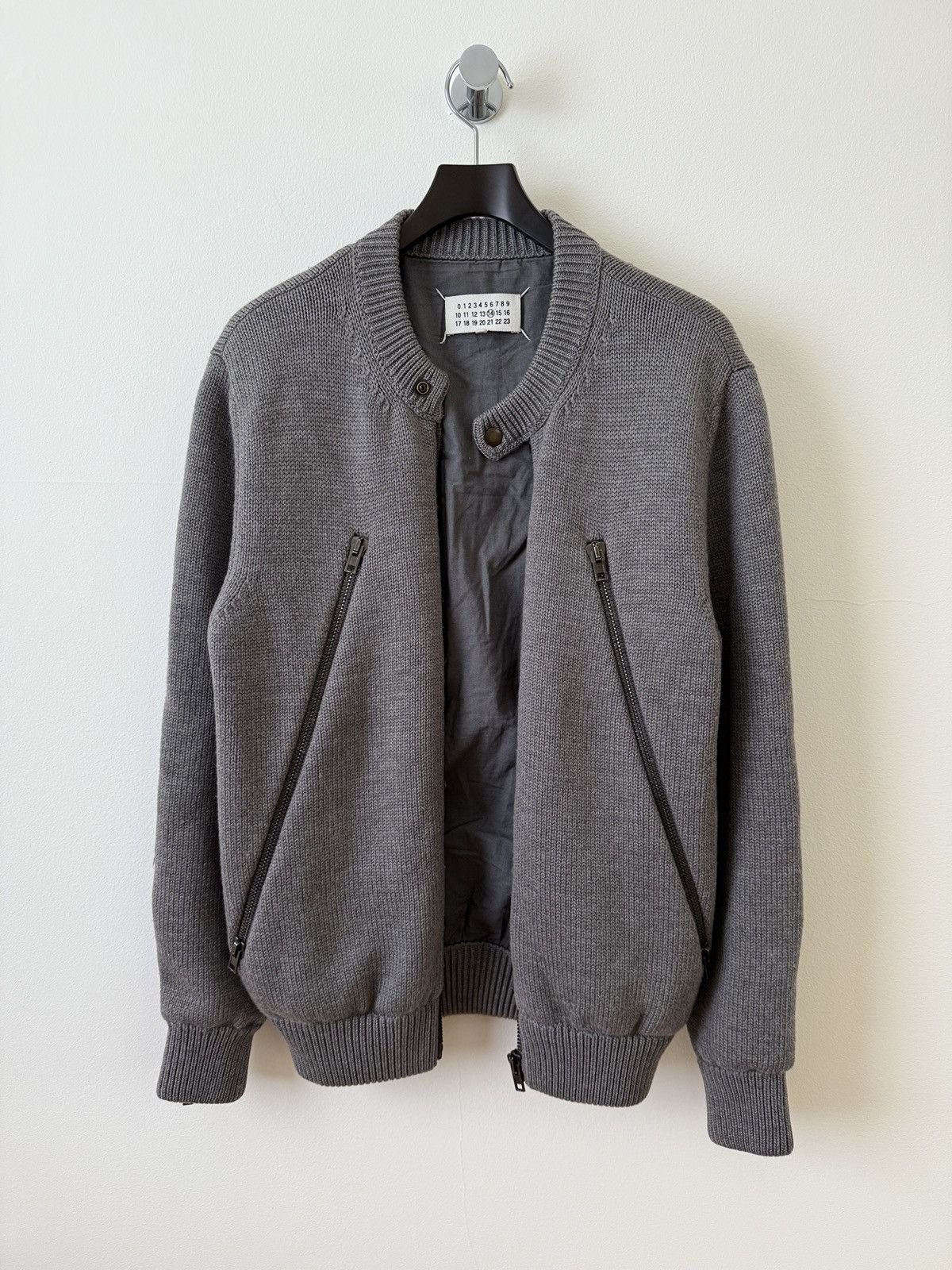 Maison Margiela 5 Zip Wool Knit Sweater Size US M / EU 48-50 / 2 - 2 Thumbnail
