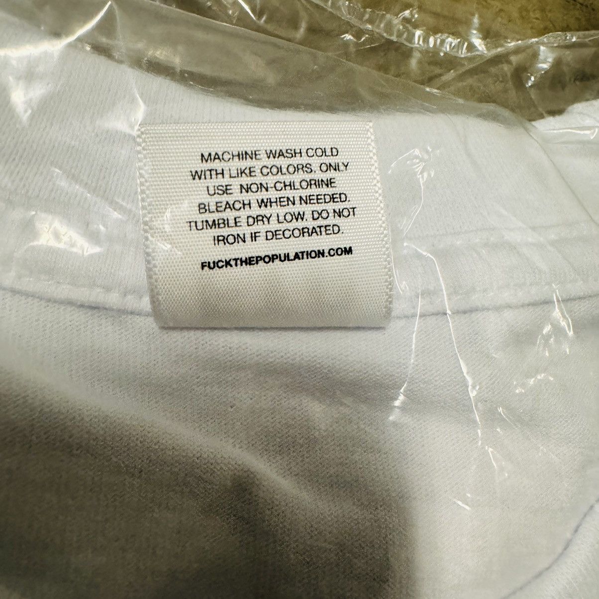 Fuck The Population FTP 14 Year Anniversary Logo Tee White XXL Size US XXL / EU 58 / 5 - 4 Thumbnail