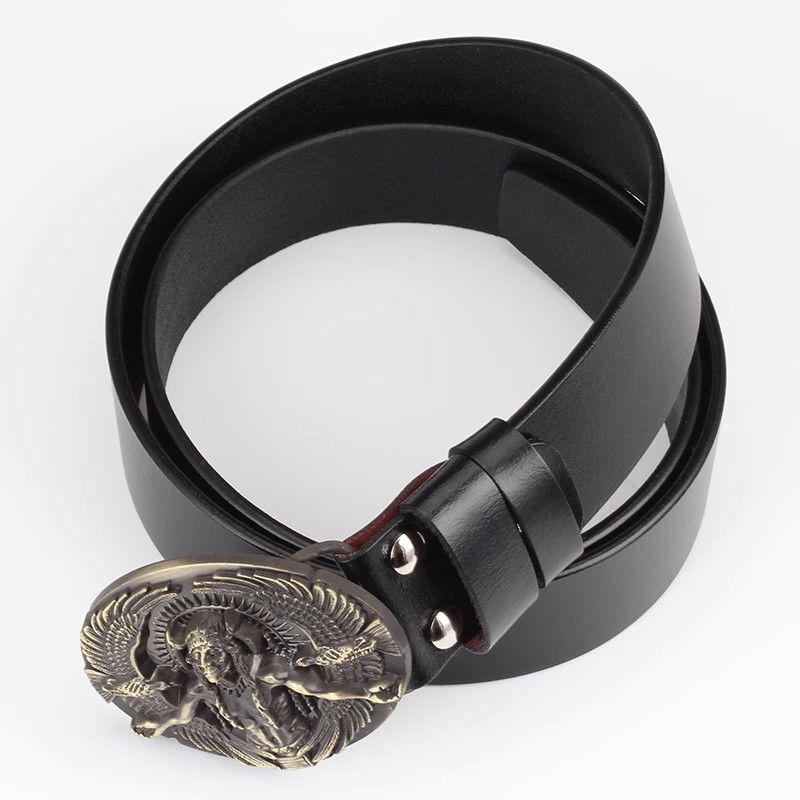 Designer Vintage Vintage Belt Riveted Belts Menswear Accessories Size ONE SIZE - 2 Thumbnail