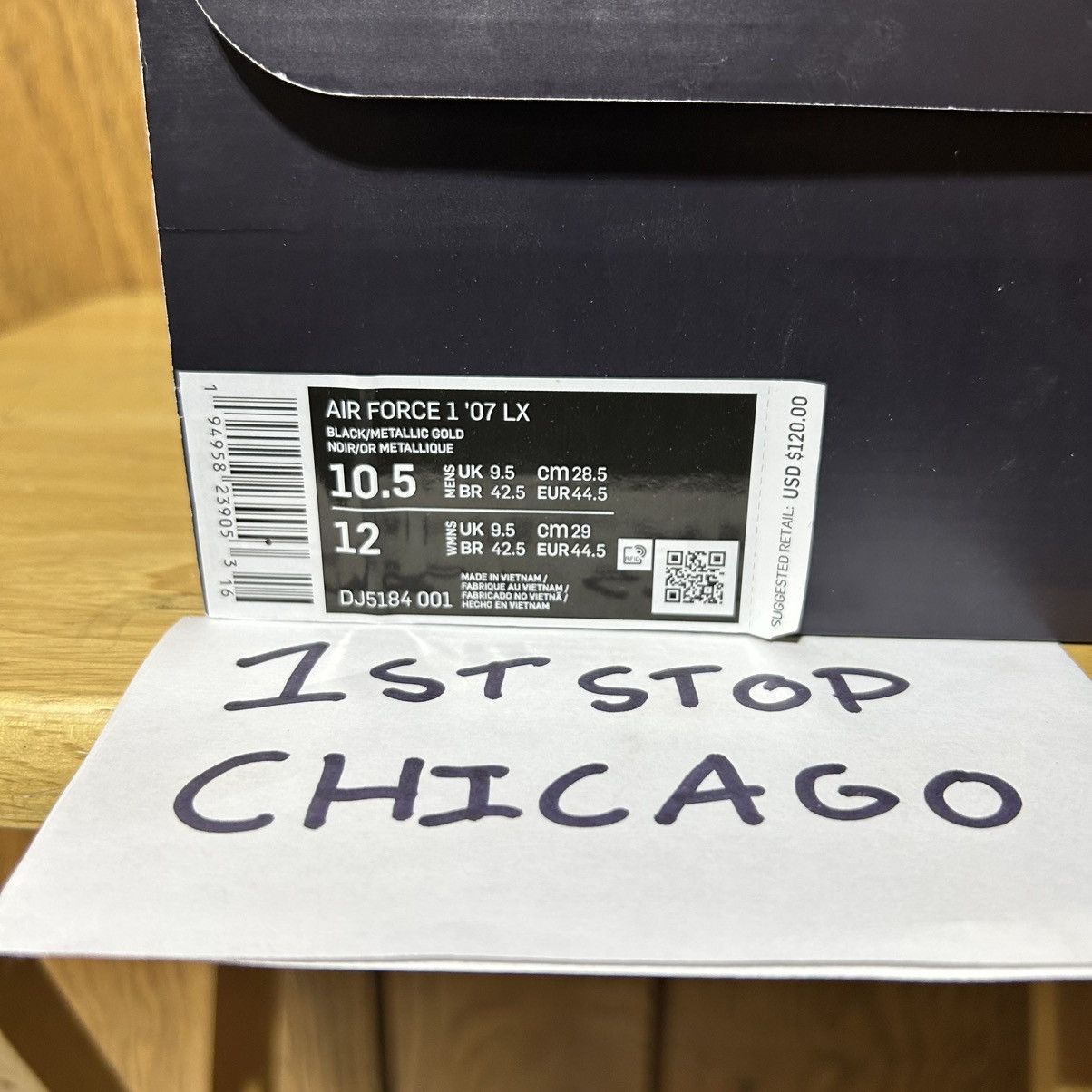 Nike Nike Air Force 1 Low ‘07 LX Spades DJ5184-001 Men’s 10.5 NEW Size US 10.5 / EU 43-44 - 8 Thumbnail