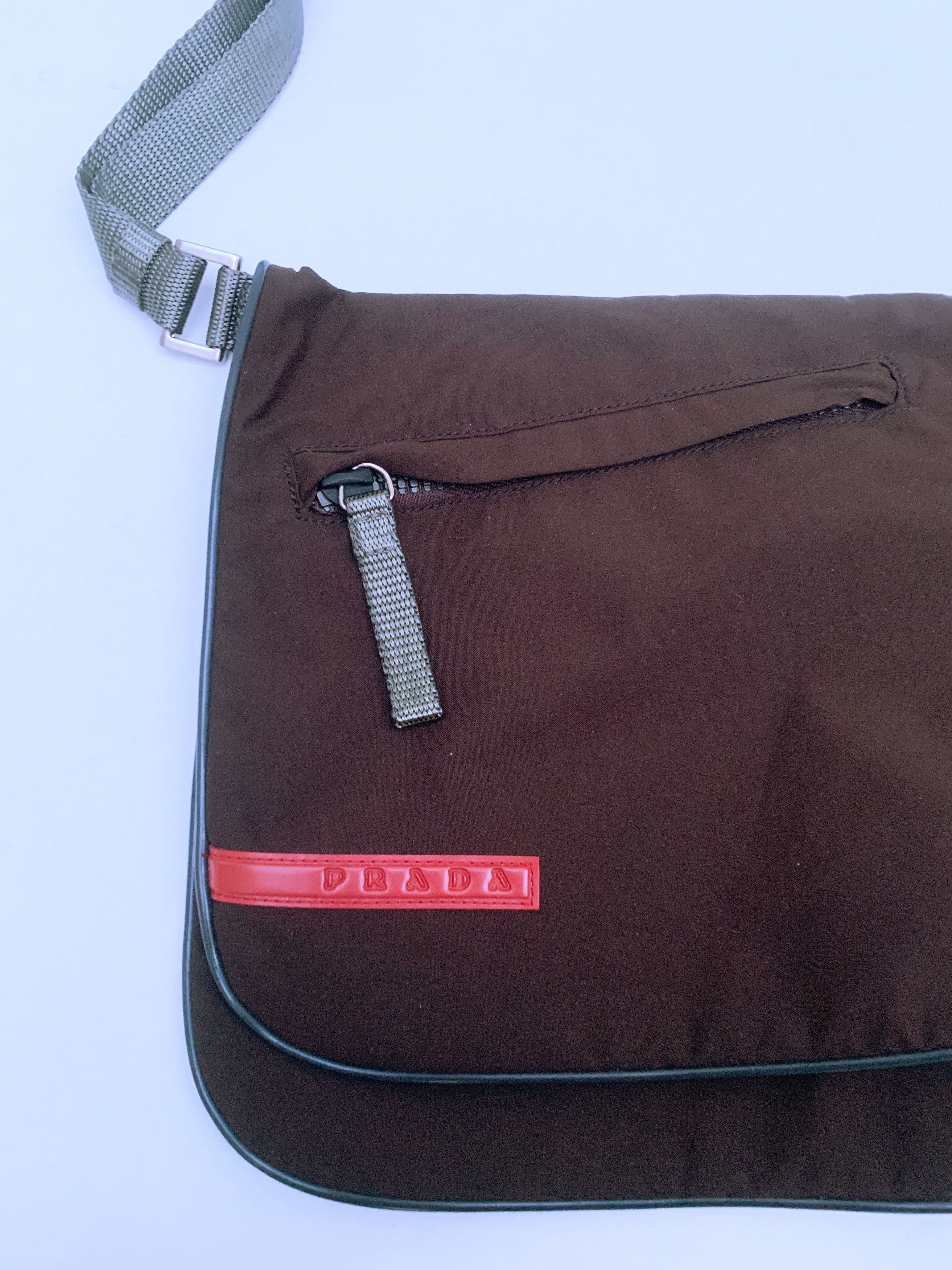 Prada PRADA Linea Rossa Brown Cross Body - Shoulder Bag Size ONE SIZE - 2 Thumbnail