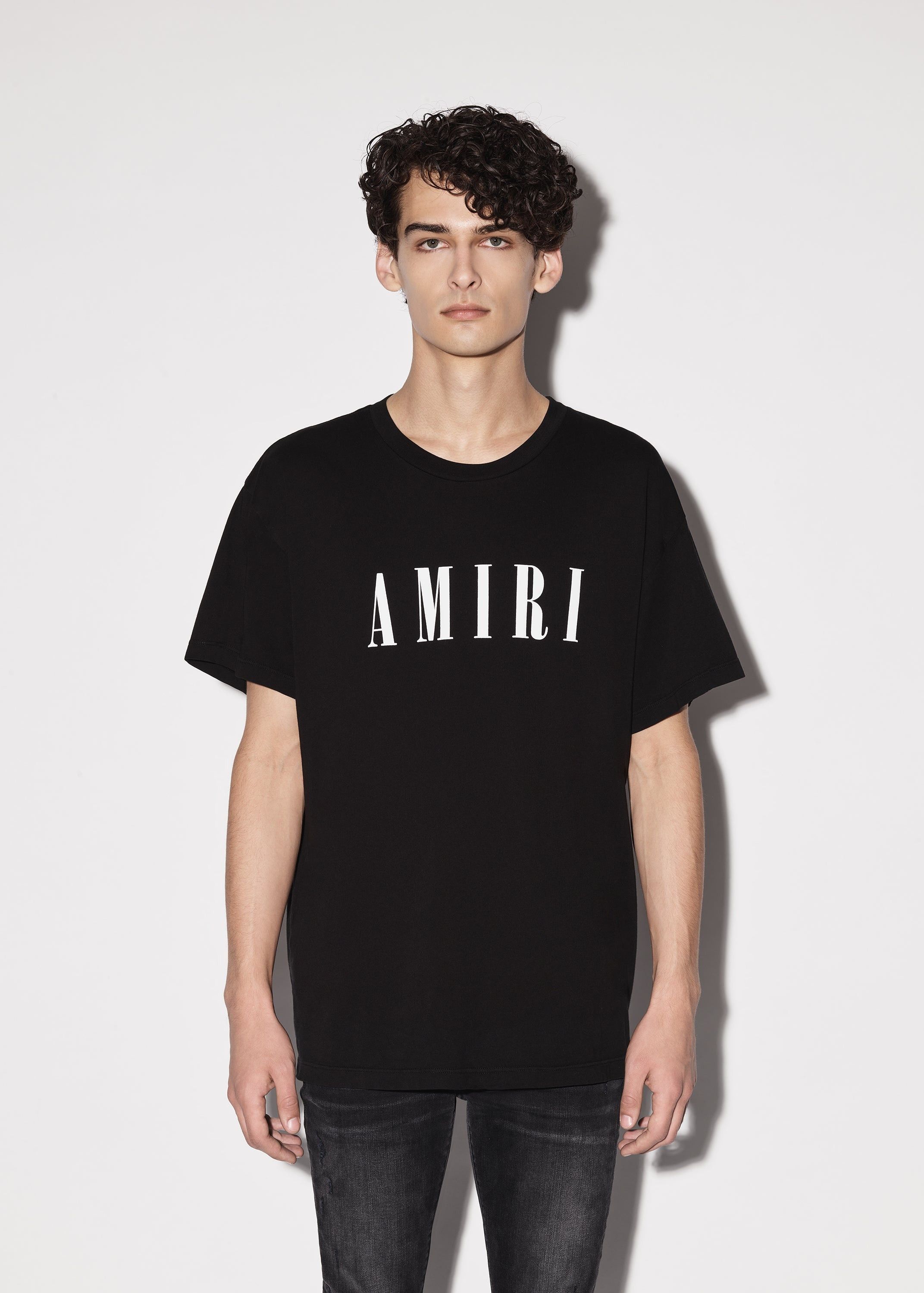 Amiri oc11z0225 Core Logo Short Sleeve T-Shirt in Black Size US L / EU 52-54 / 3 - 2 Thumbnail