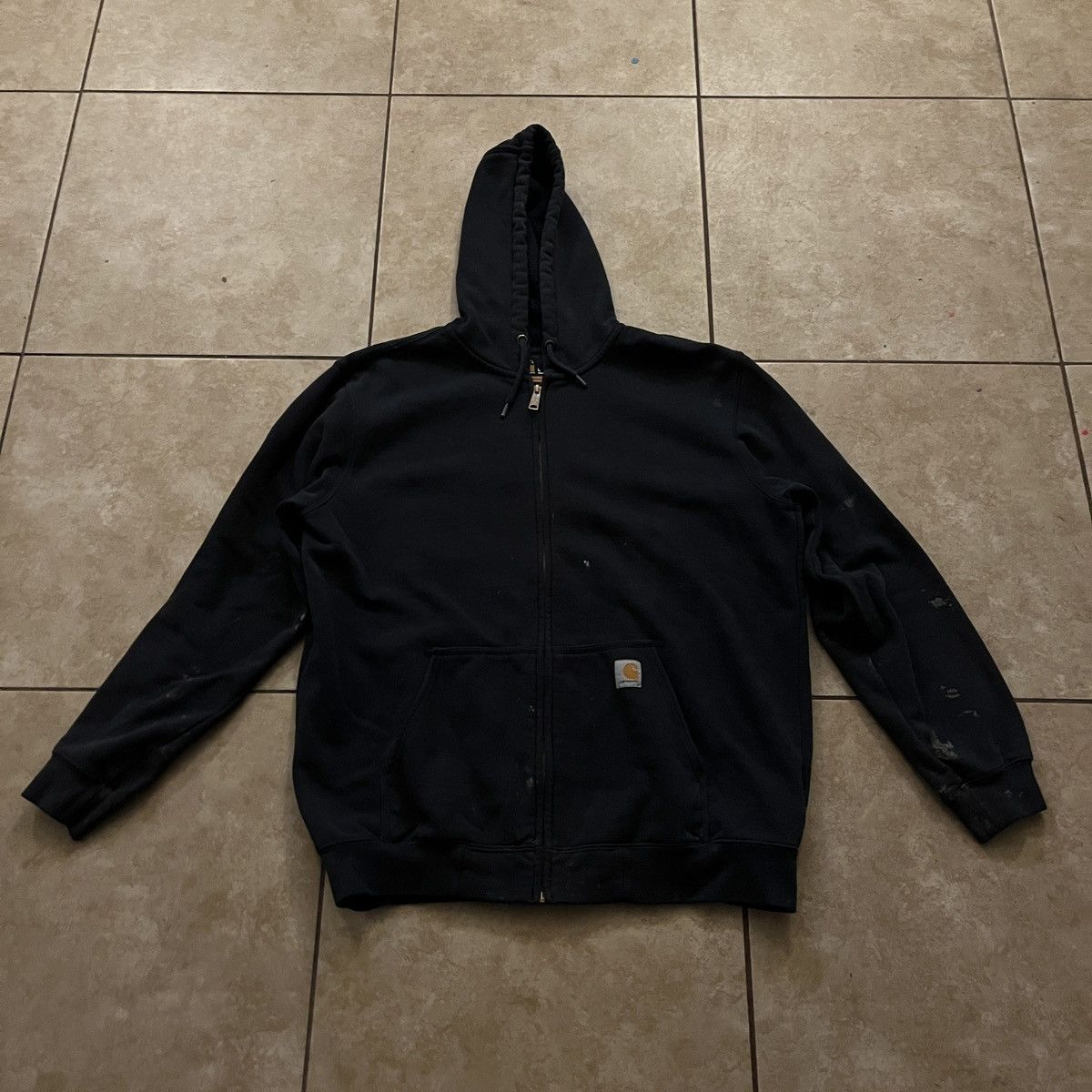Carhartt Carhartt Paint Splattered Hoodie Size US L / EU 52-54 / 3 - 1 Thumbnail