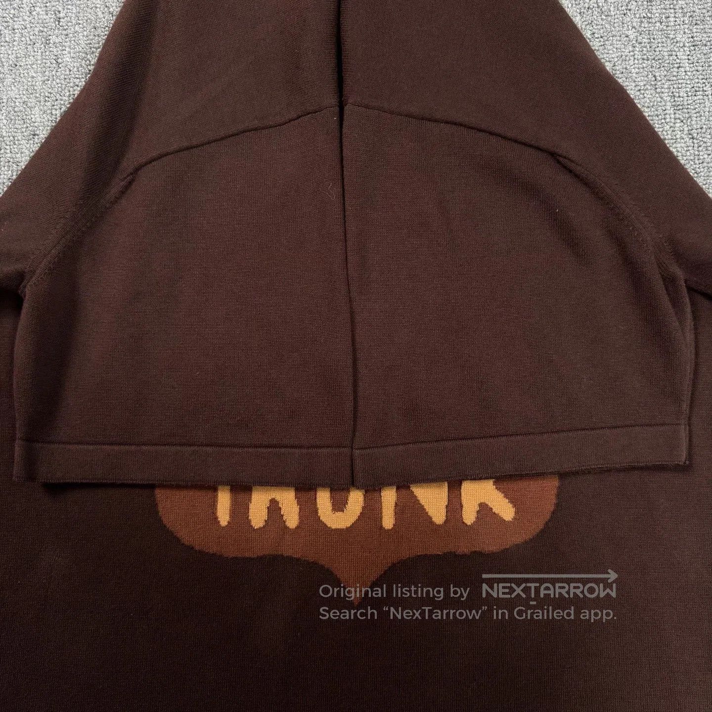 Louis Vuitton LV Hard Case Pattern Brown Knit Tee. Size US XL / EU 56 / 4 - 4 Thumbnail