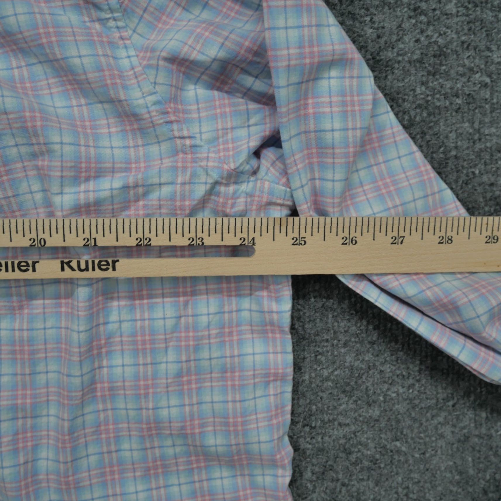 Vineyard Vines Vineyard Vines Shirt Mens XL Blue Pink Plaid Button Classic Fit Murray Size US XL / EU 56 / 4 - 7 Thumbnail