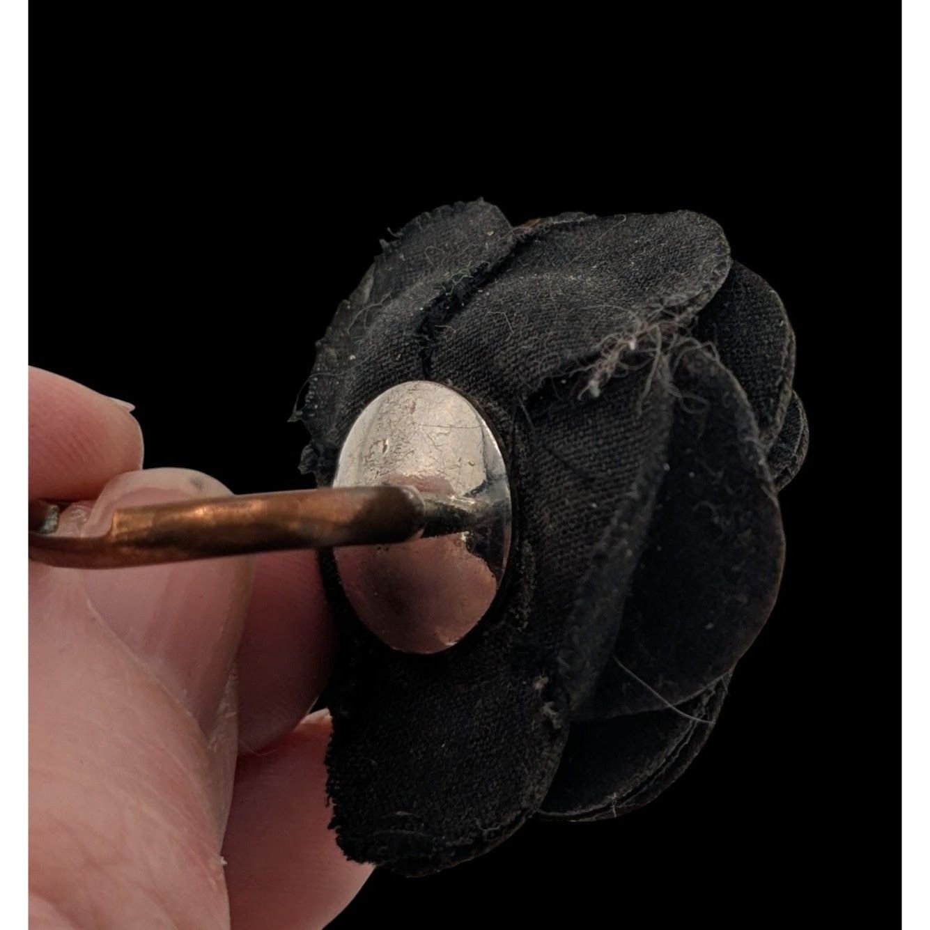 Other Whimsygoth Faux Leather Floral Ring Size 8 (Adjustable) Size ONE SIZE - 10 Thumbnail