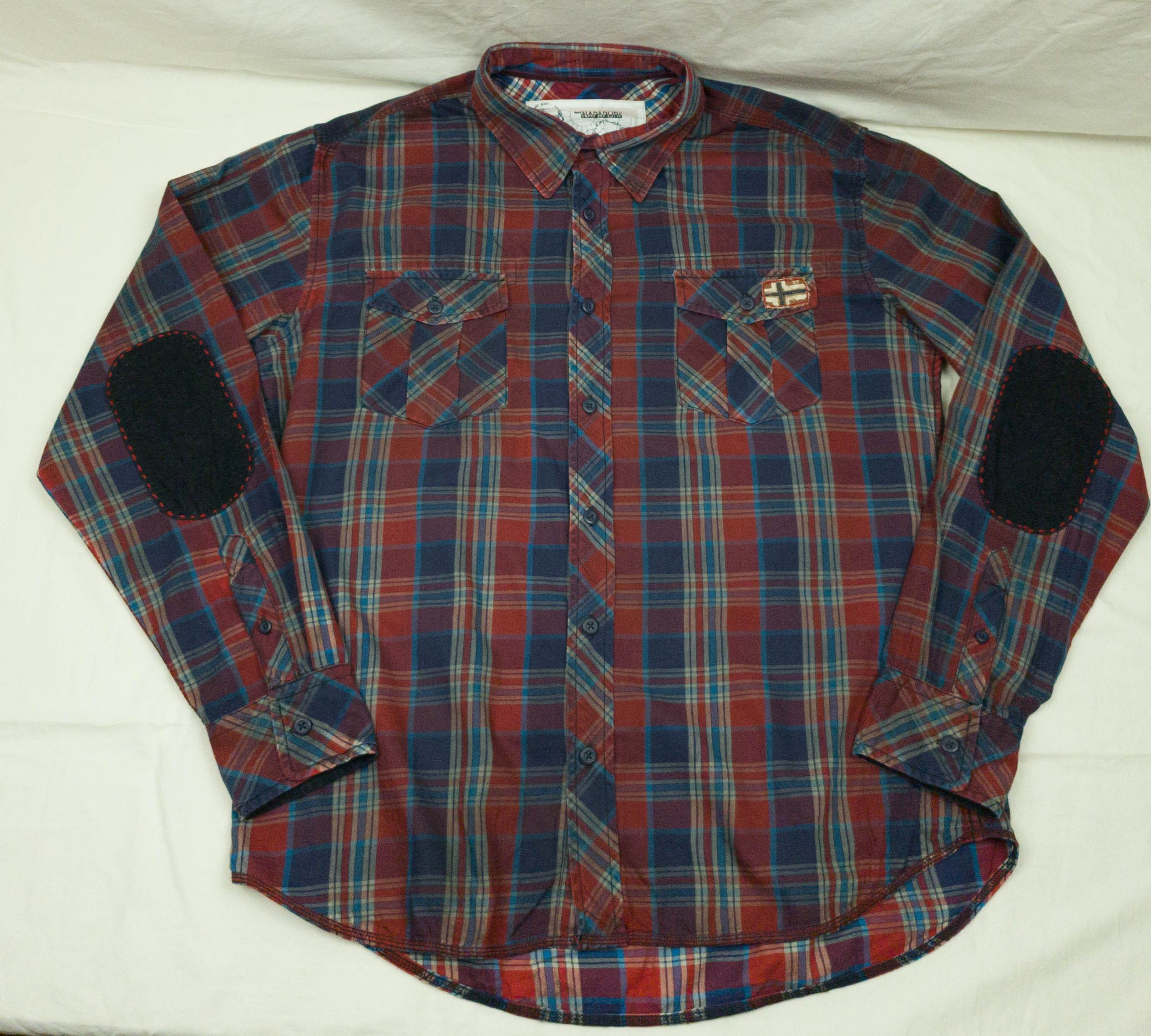 Napapijri NAPAPIJRI SHIRT LONG SLEEVE COTTON SIZE XL (LABEL XXL) Size US XL / EU 56 / 4 - 3 Thumbnail
