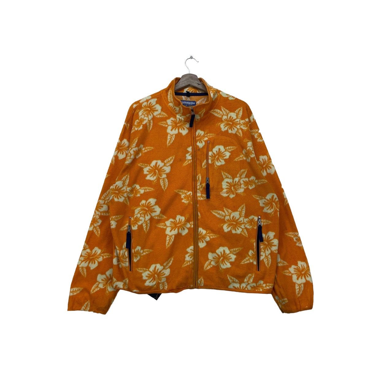 Other 💥Japanese Brand Scommessa Floral Fleece Jacket Size US L / EU 52-54 / 3 - 1 Thumbnail