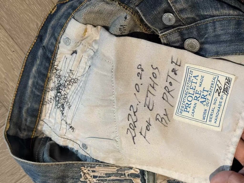 Proleta Re Art Proletare Art Boro Repair Denim Ethos Exclusive W32 Size US 32 / EU 48 - 3 Thumbnail