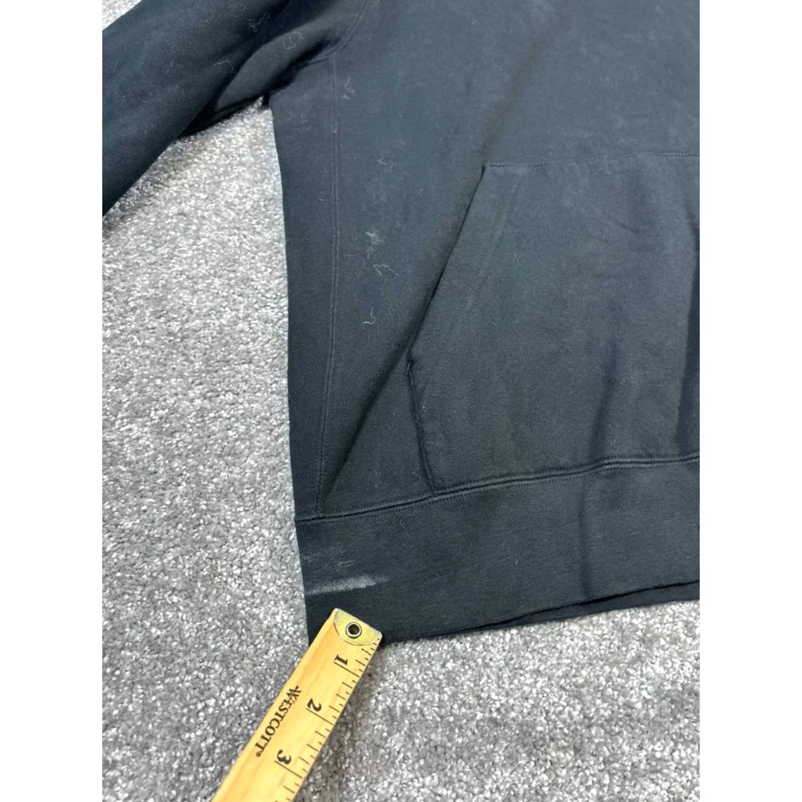 Nike Nike Hoodie Mens L Black Cotton Fleece Pullover Hooded Sweatshirt Winter Sportswear Mens Size US L / EU 52-54 / 3 - 3 Thumbnail