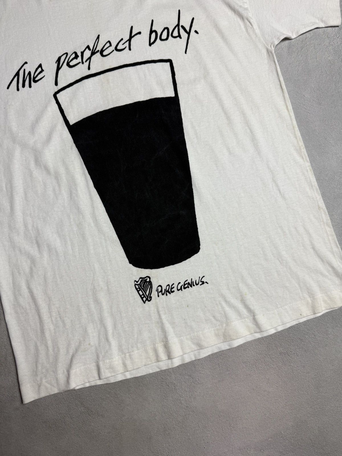 Fruit Of The Loom 1990s Vintage Adult Humor T-Shirt The Perfect Body Size US XL / EU 56 / 4 - 4 Thumbnail